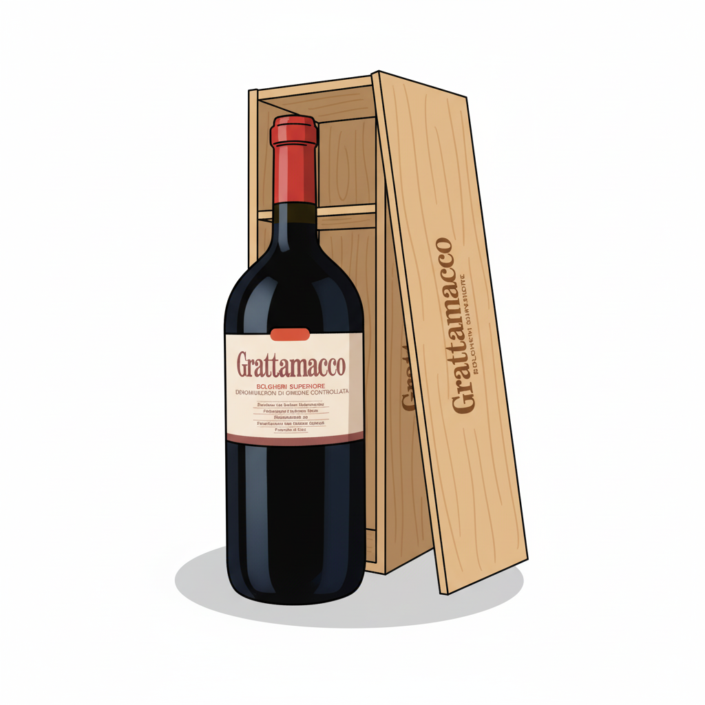 Grattamacco Bolgheri Superiore 2018 MAGNUM CASSA LEGNO 1,5L