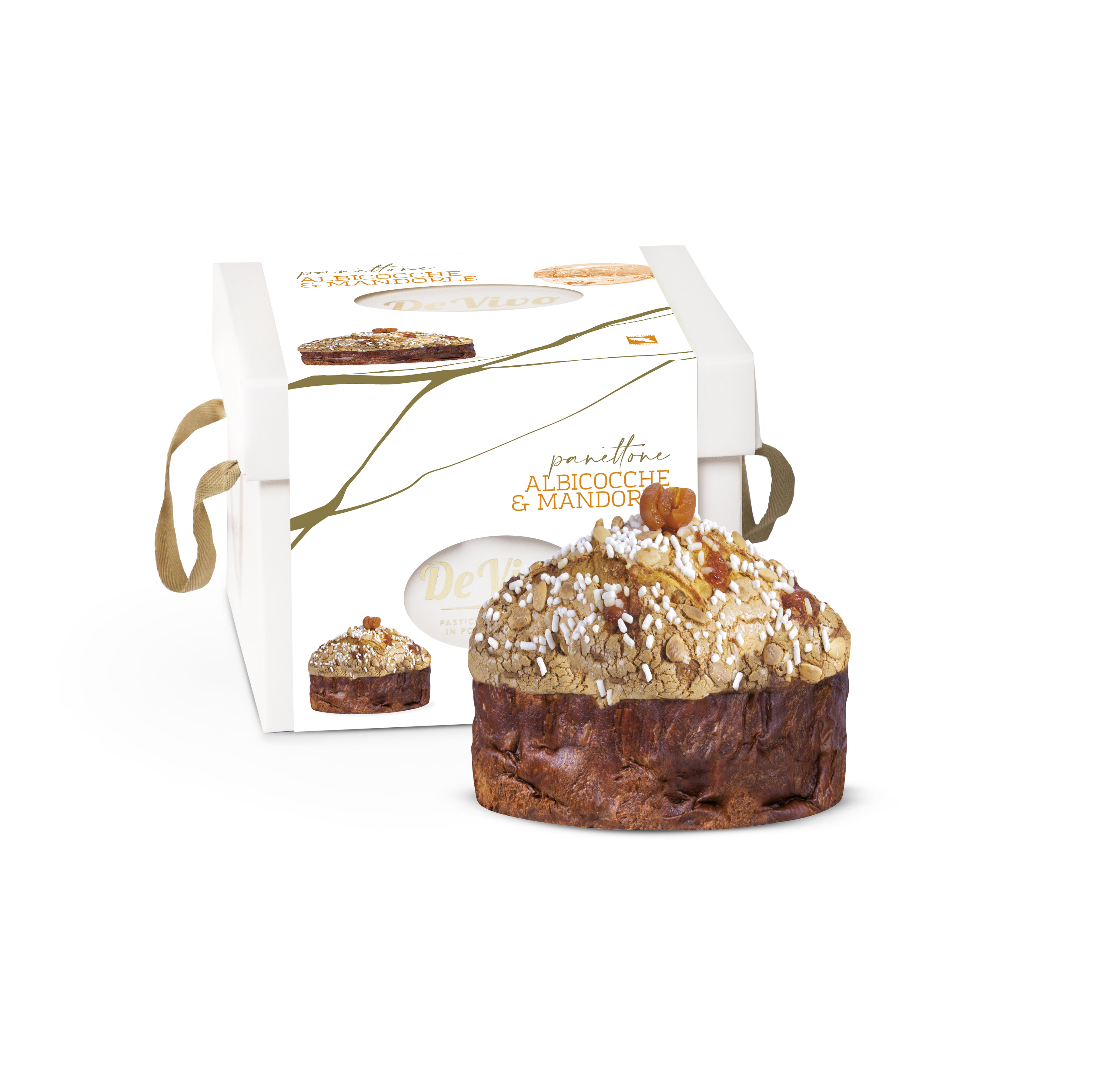 De Vivo Panettone Albicocche e Mandorle 1Kg