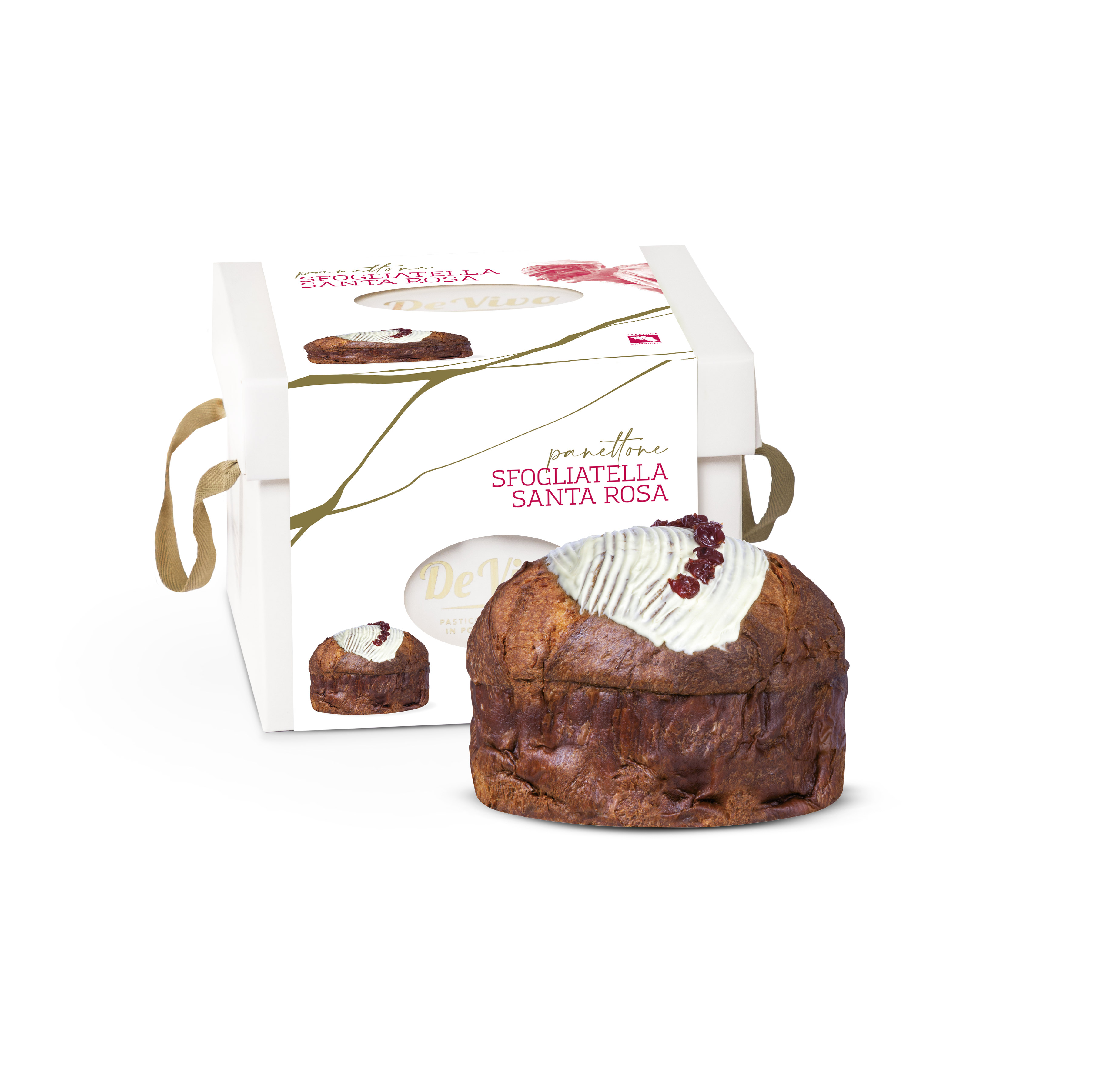 De Vivo Panettone Sfogliatella Santa Rosa 1Kg