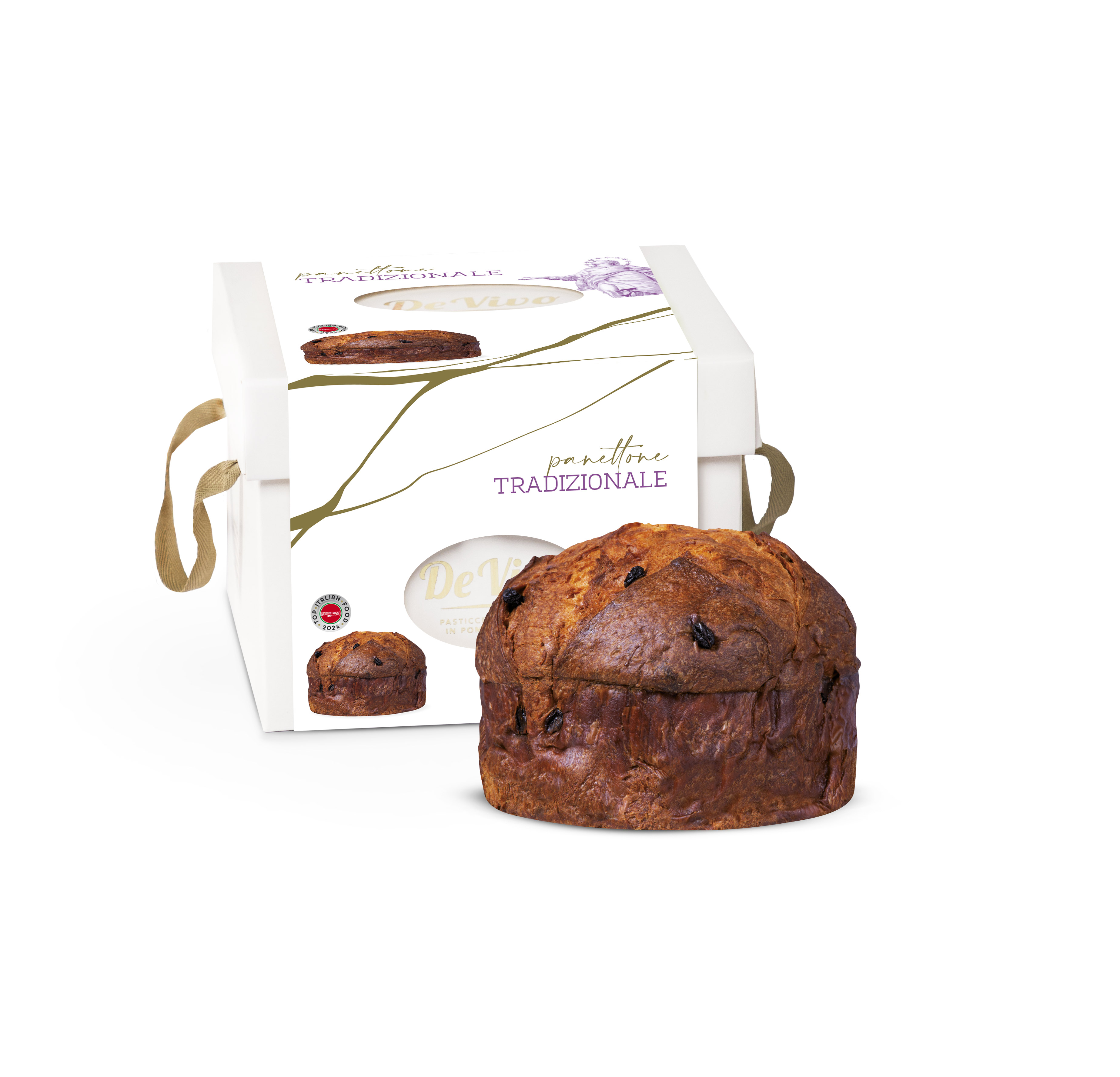 De Vivo Panettone Tradizionale Milanese 1Kg 