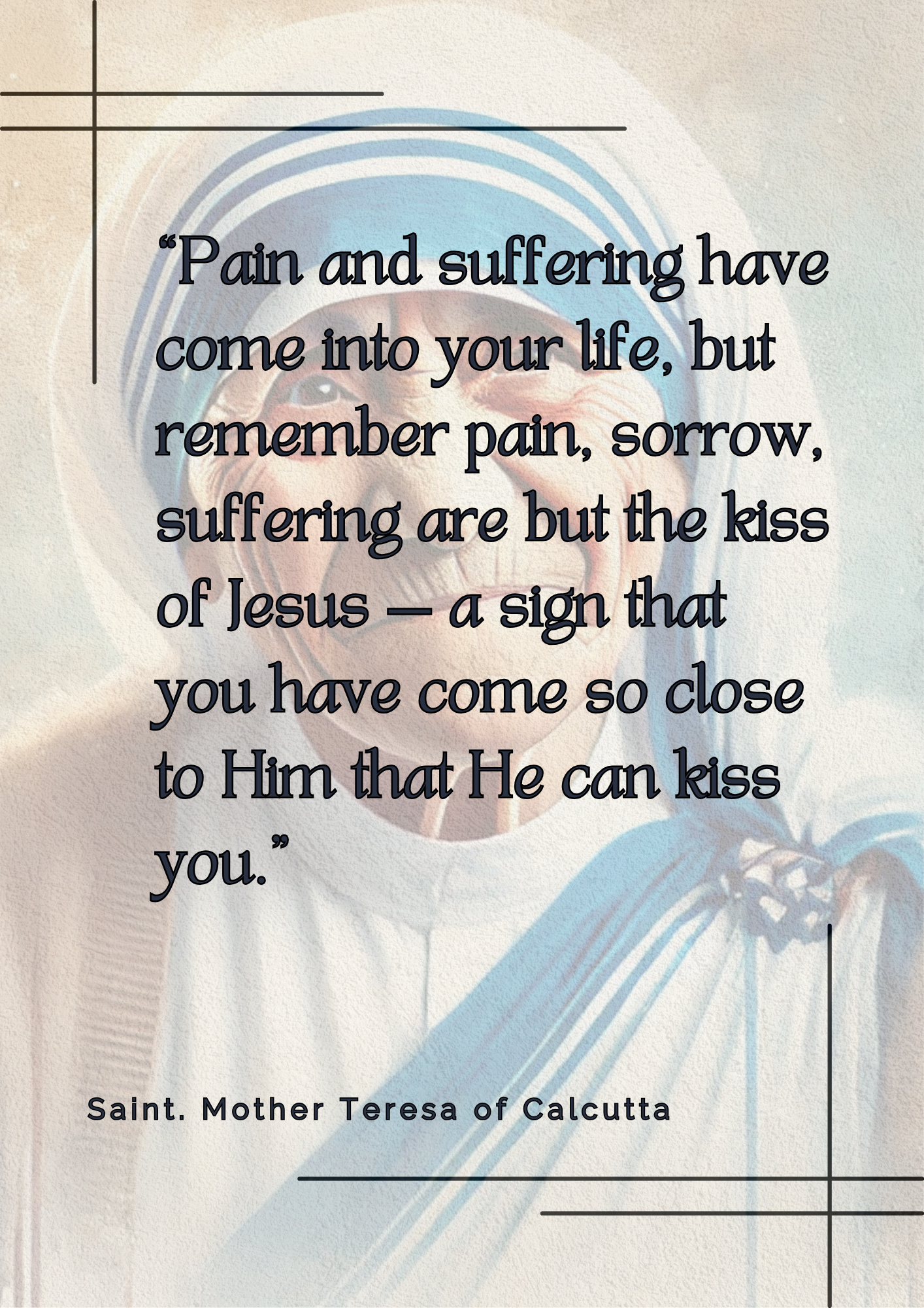 Mother Teresa Inspirational Quote Poster Pack