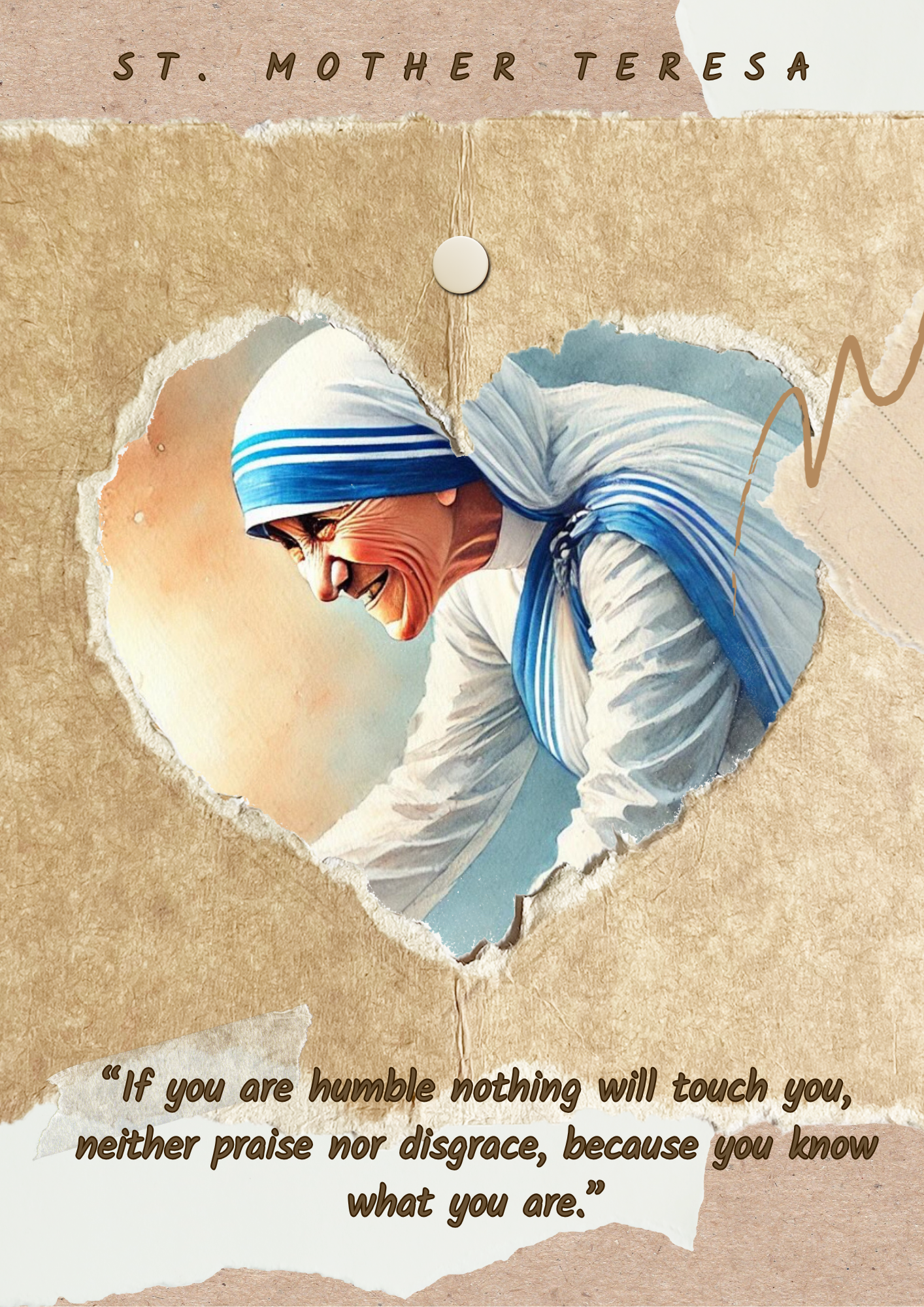 Mother Teresa Inspirational Quote Poster Pack