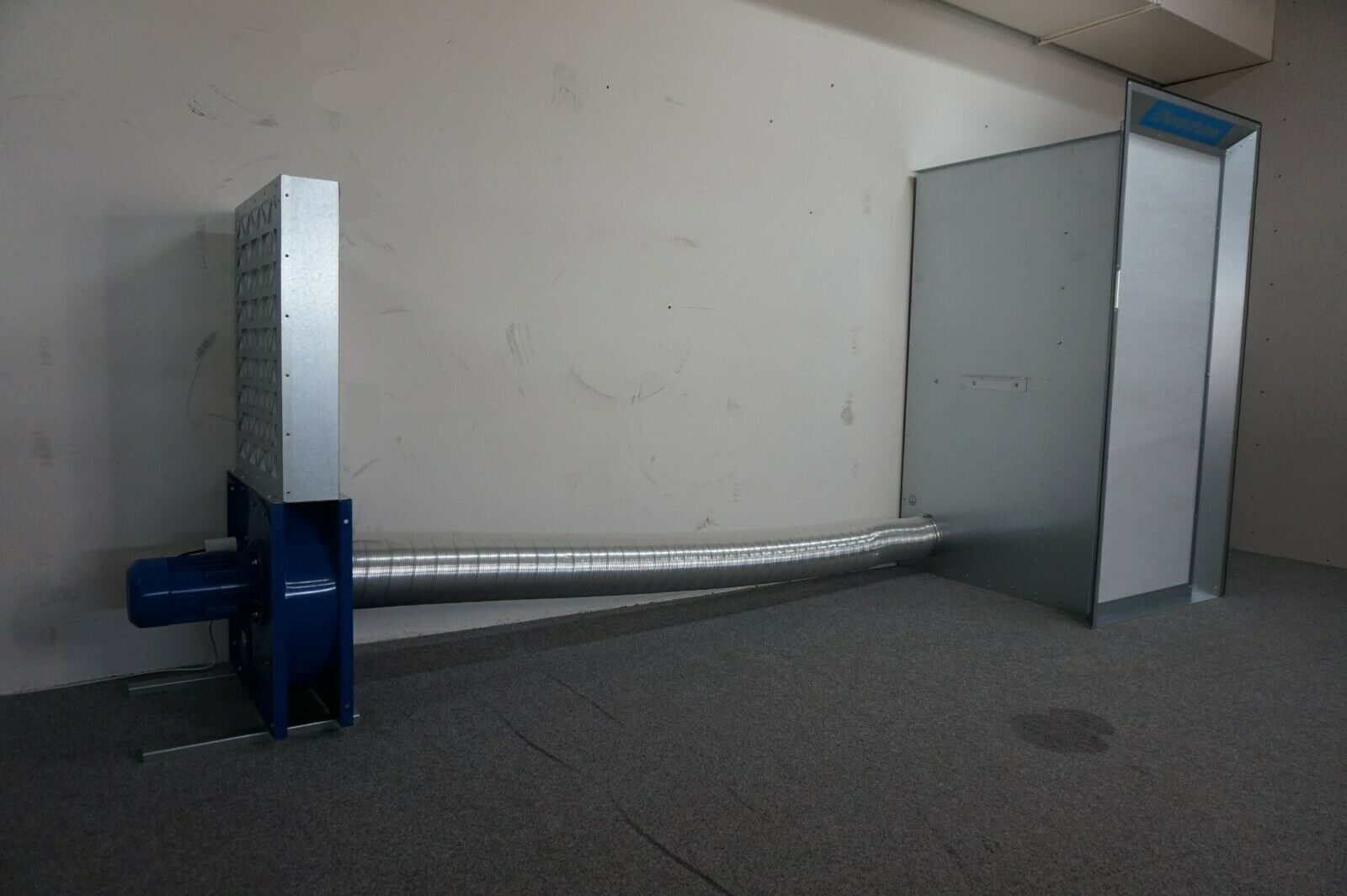 Poedercoat afzuiging