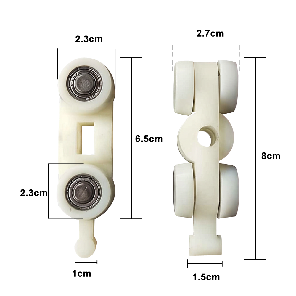 Roda Silent 120A pintu geser