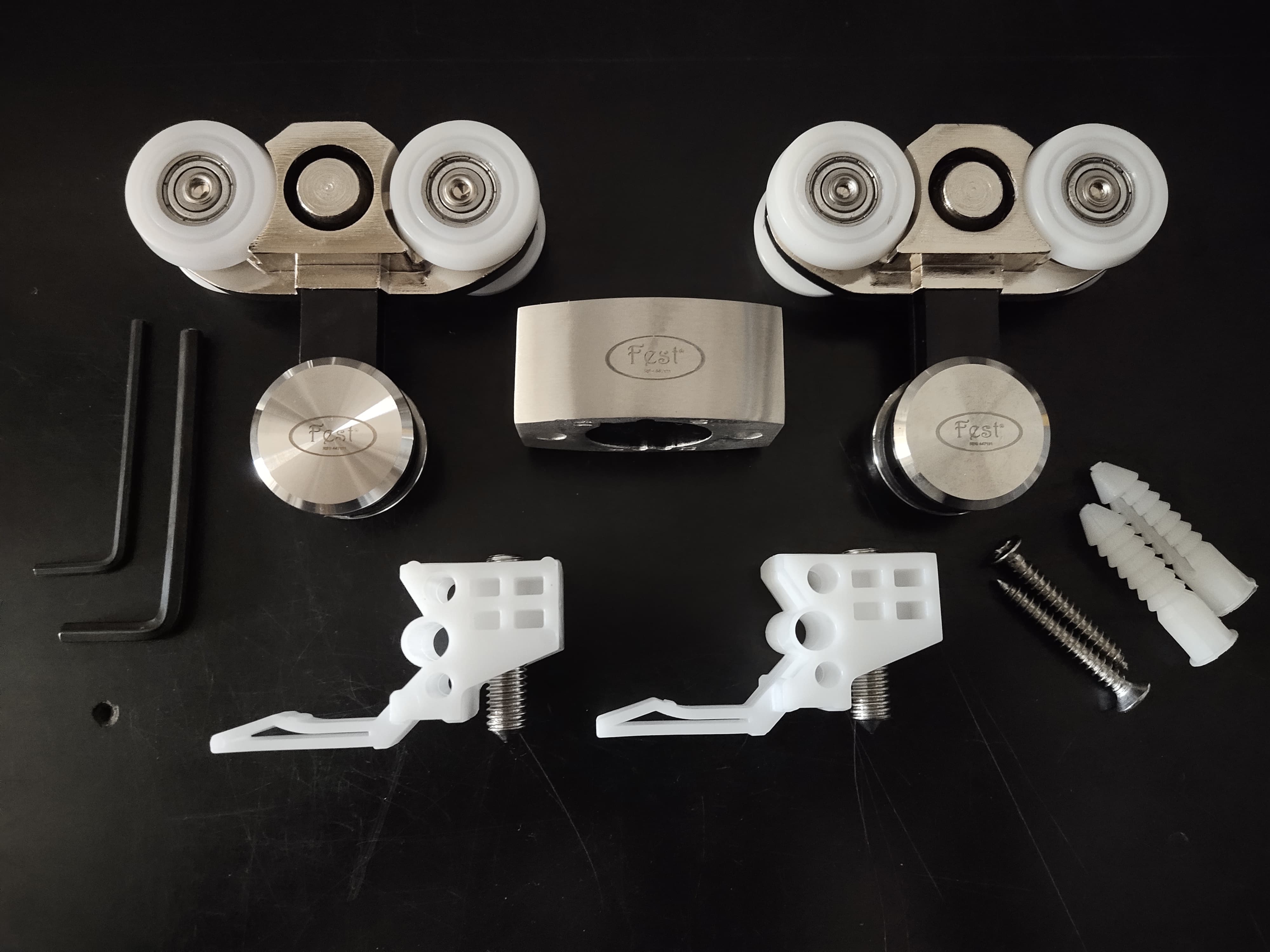 Sower Box Set Roller Pintu Kaca Geser