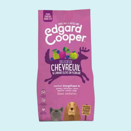 Croquettes Edgard Cooper Chevreuil Canard