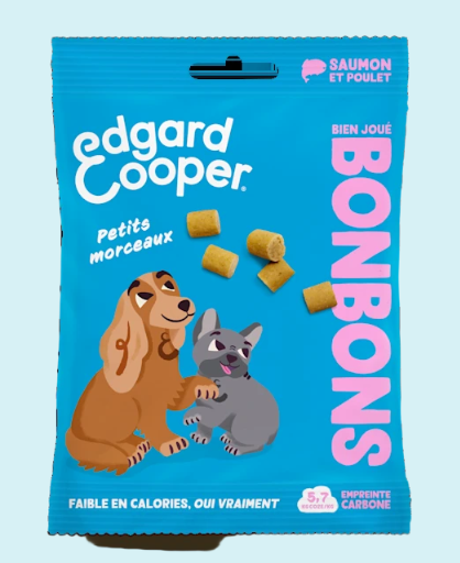 Edgard & Cooper Bonbons Saumon et Poulet grands morceaux
