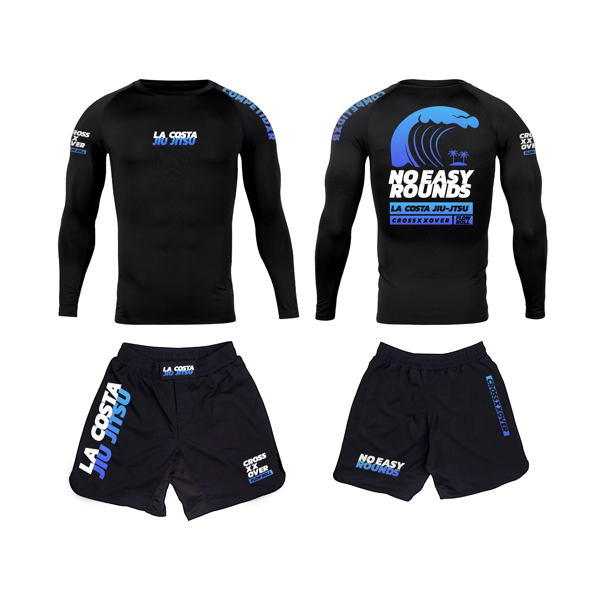 Kit No Easy Rounds Azul Gradient 