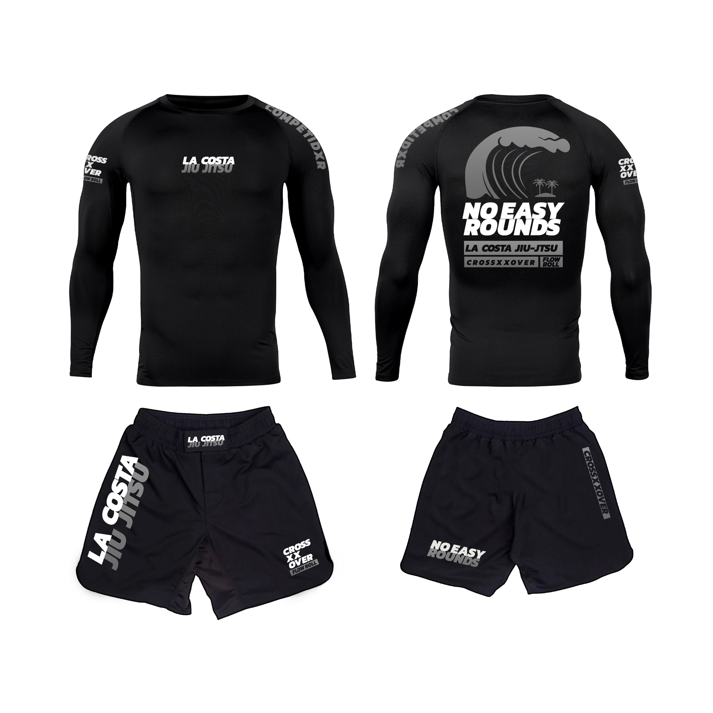 Kit No Easy Rounds Black Gradient