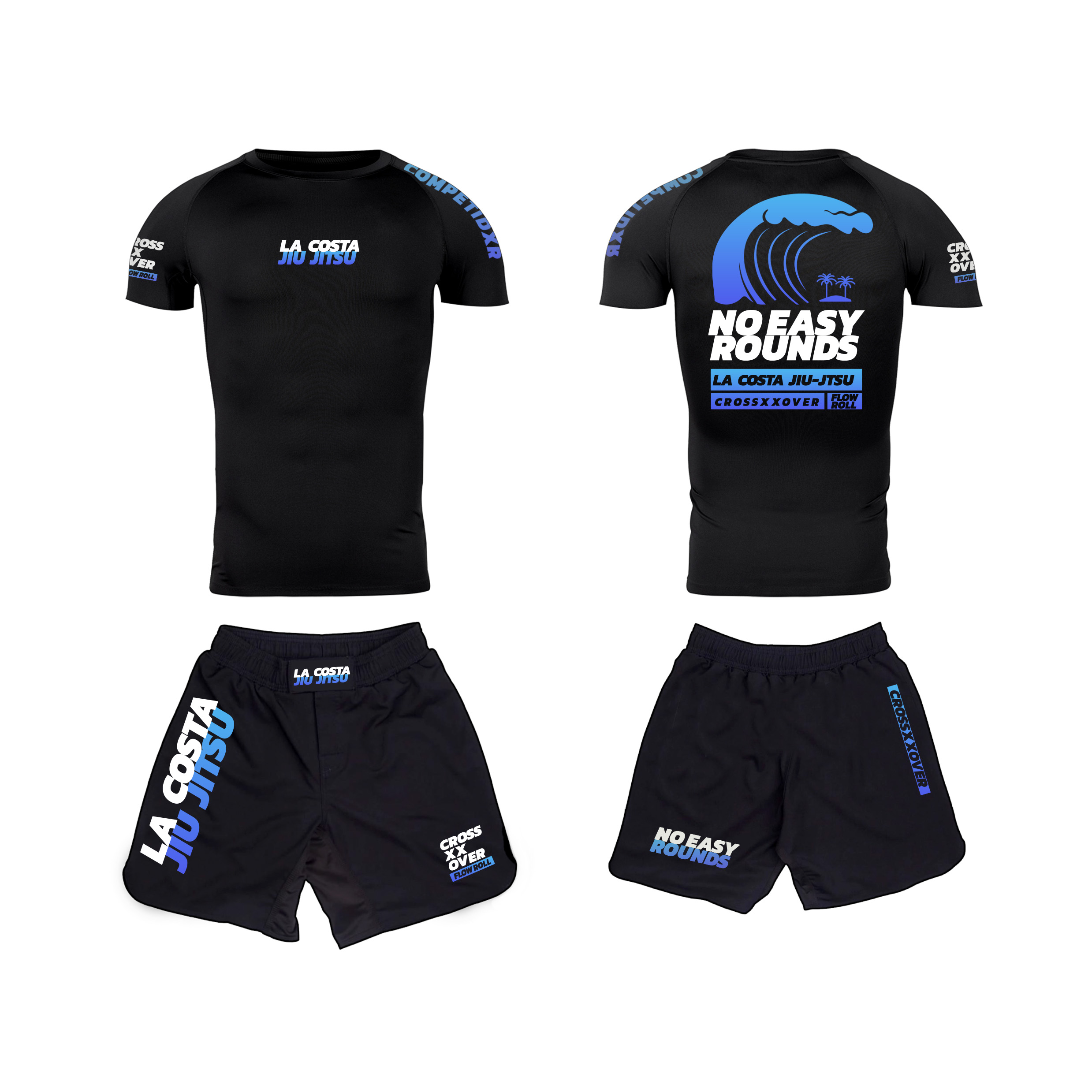 Kit No Easy Rounds Azul Gradient 