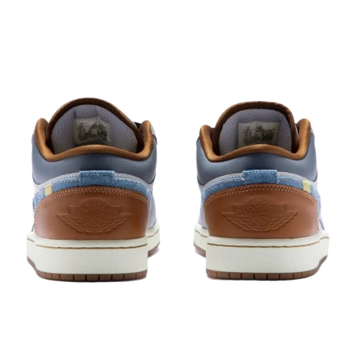 Nike Air Jordan 1 Low SE 'Phantom Repaired Denim Swoosh'
