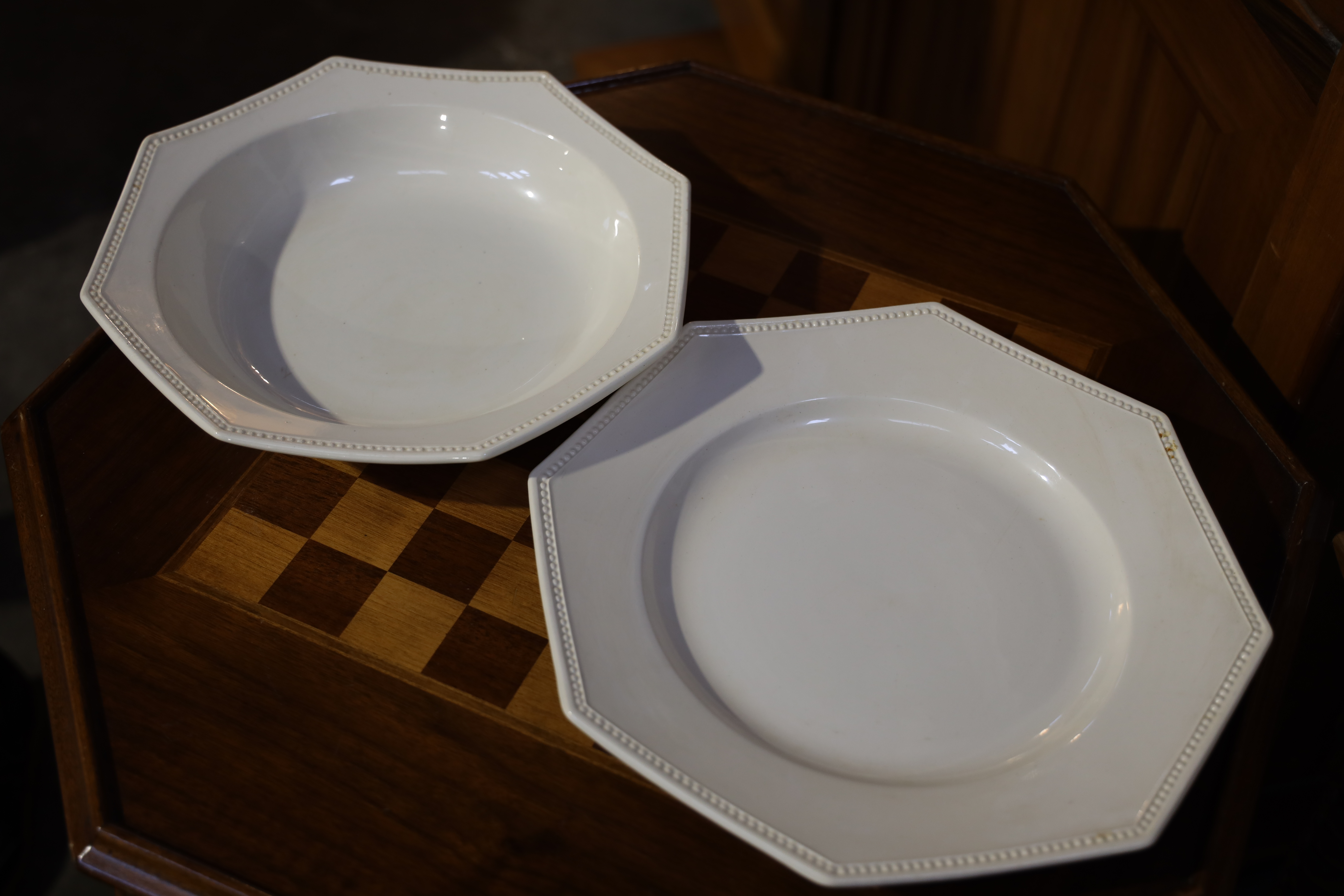 Service de table complet en faïence fine Sarreguemines France