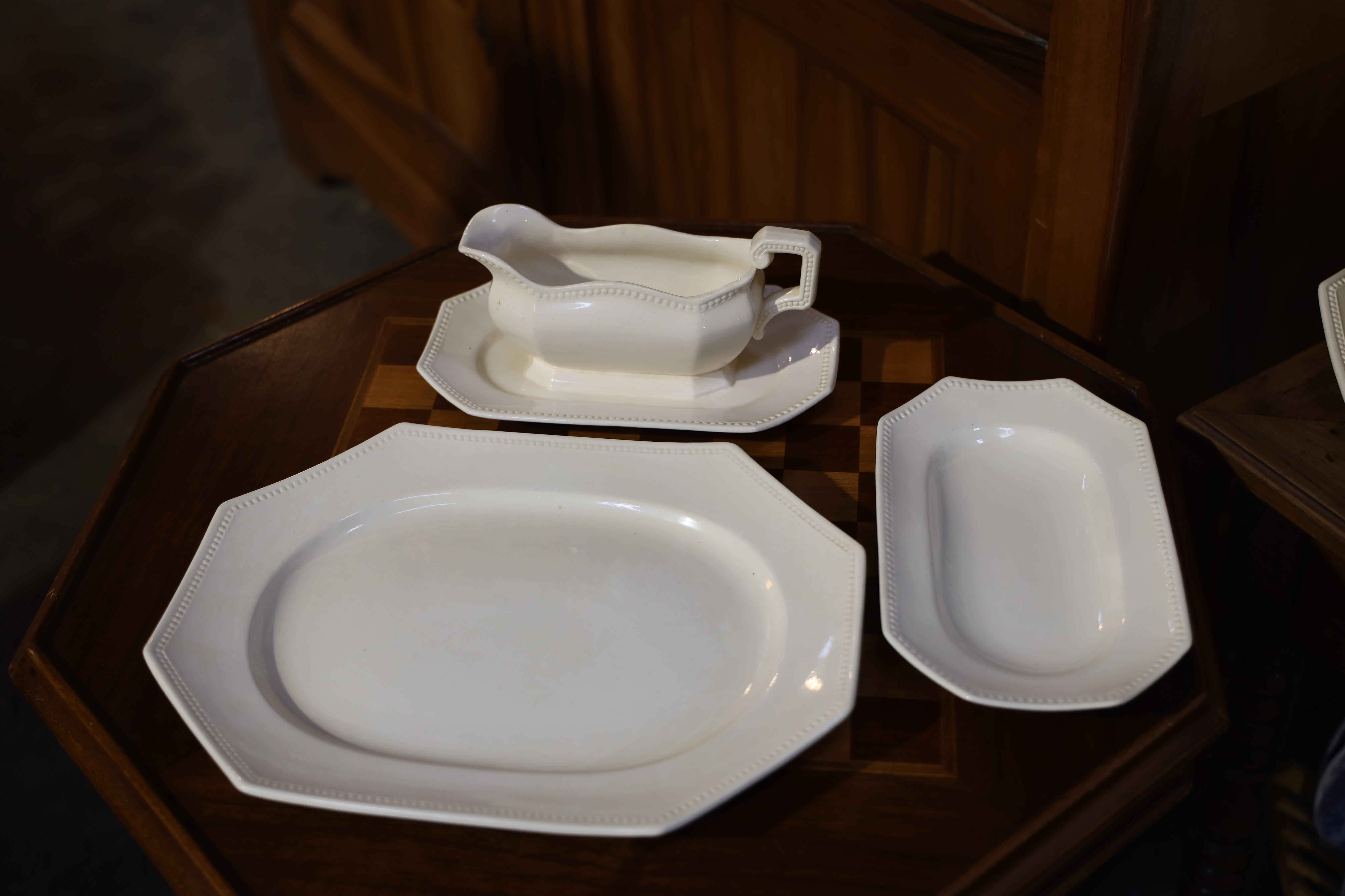 Service de table complet en faïence fine Sarreguemines France