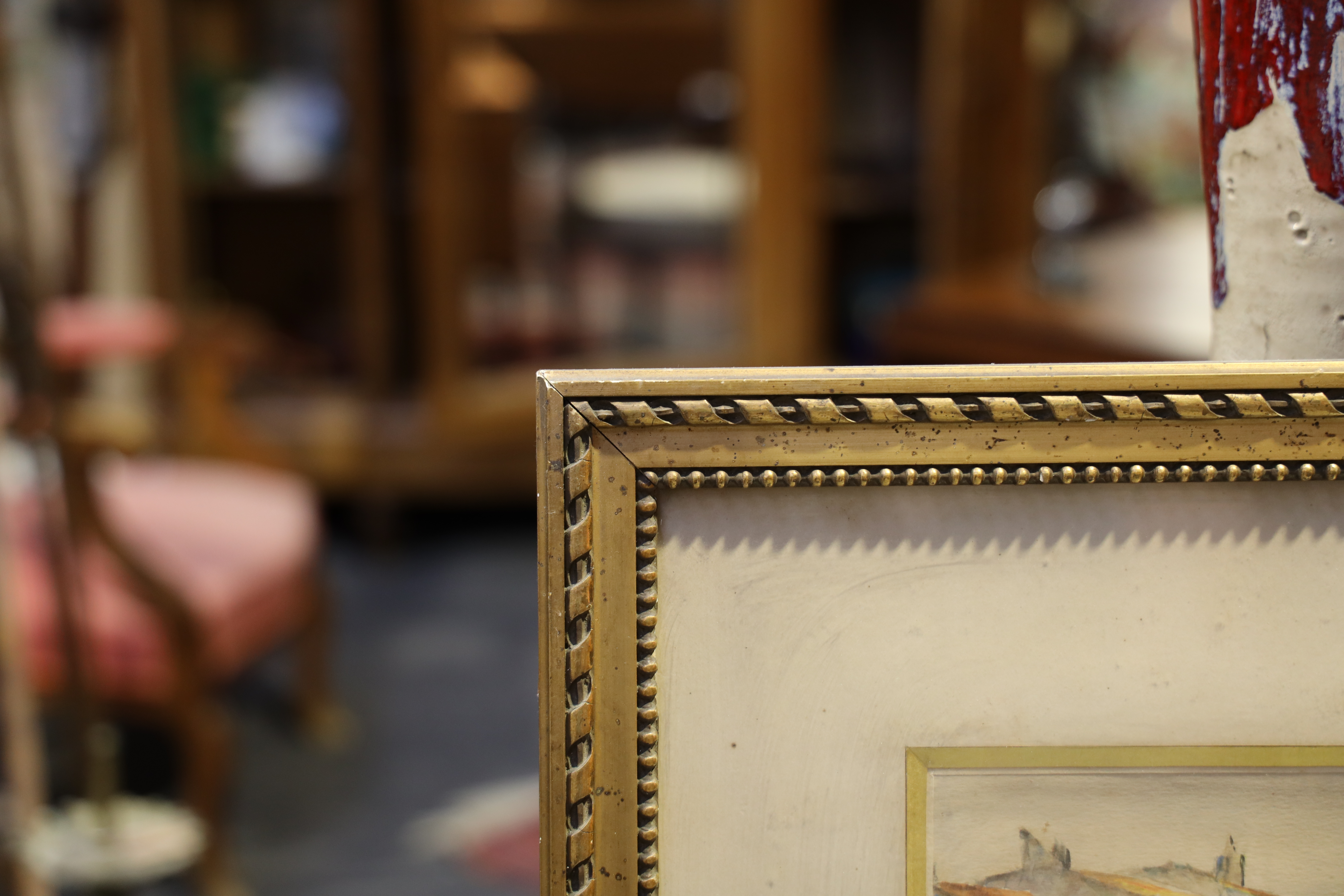 Tableau “Olive” Marine marseillaise à l’aquarelle