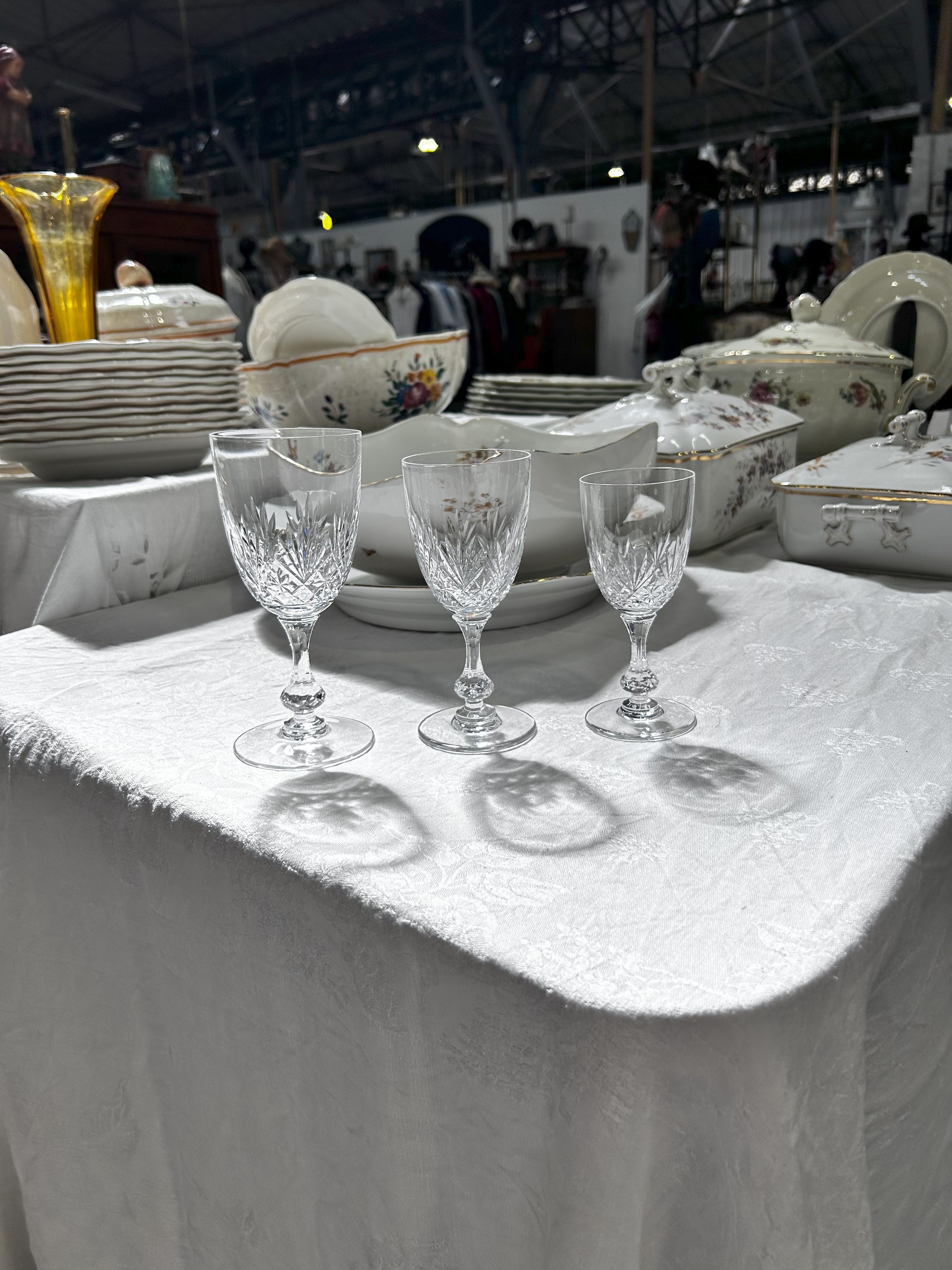 Service de verres en cristal Saint louis Modéle MASSENET