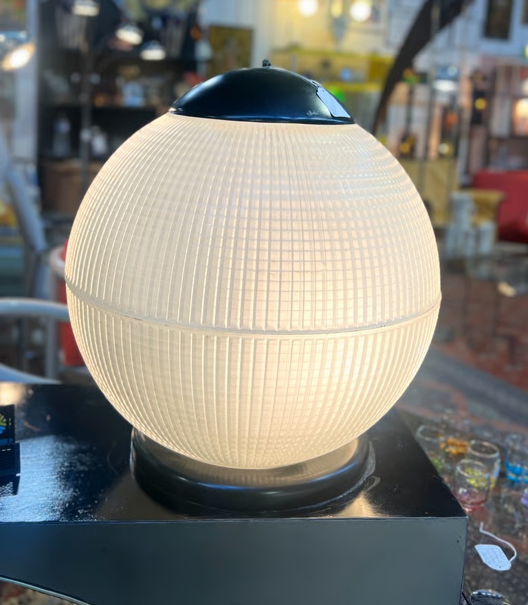 Grande lampe Holophane vintage