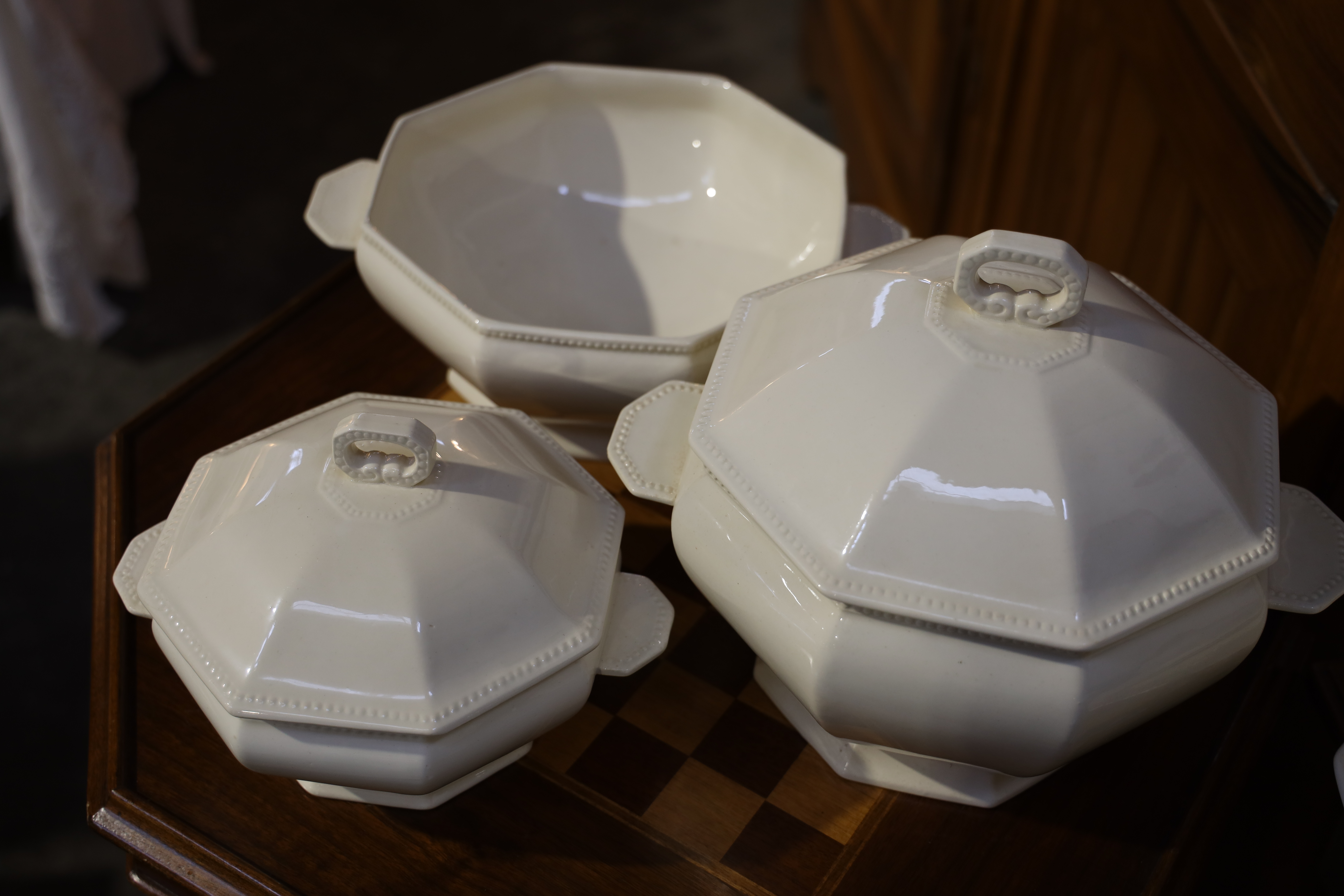 Service de table complet en faïence fine Sarreguemines France