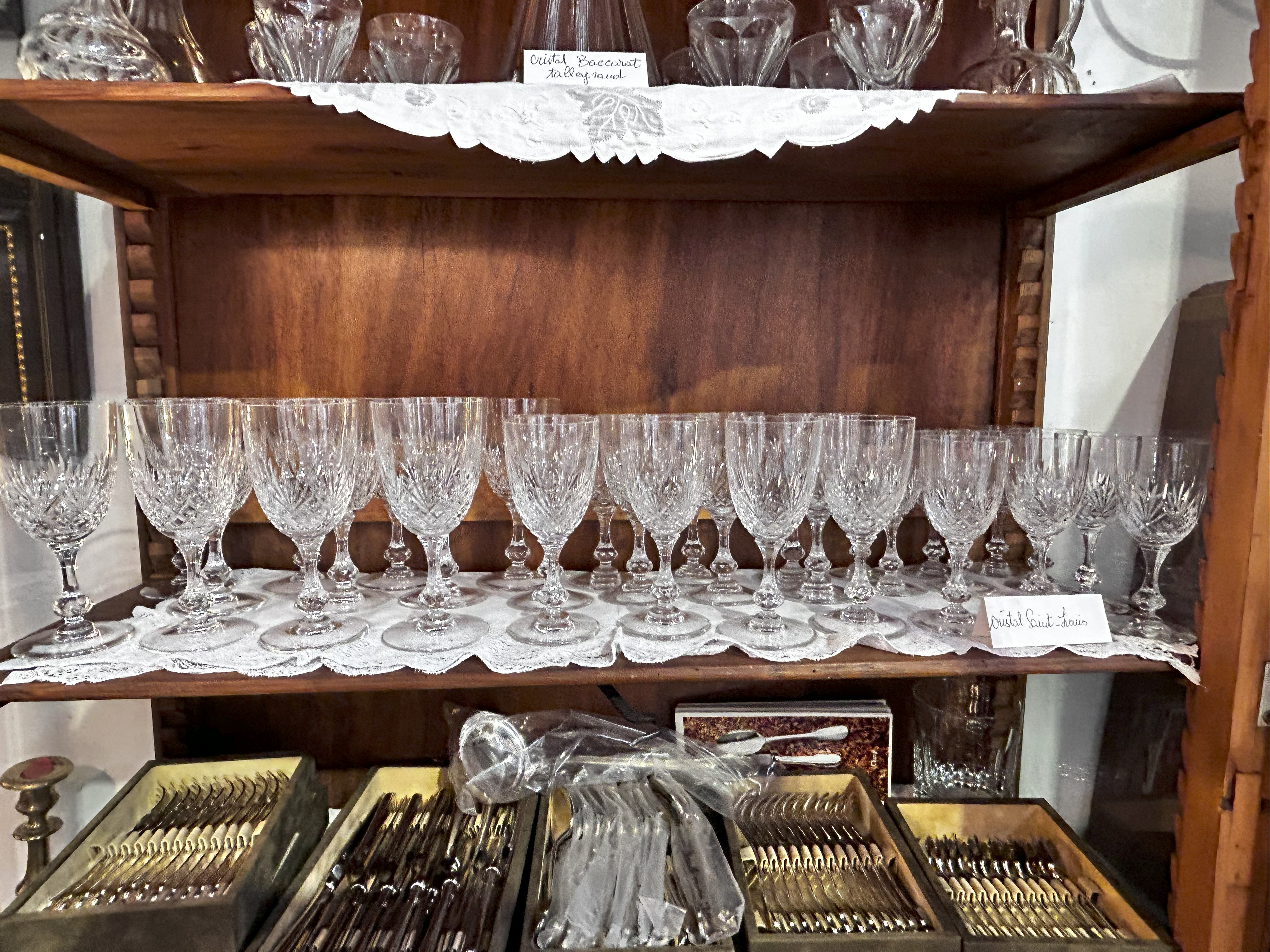 Service de verres en cristal Saint louis Modéle MASSENET 