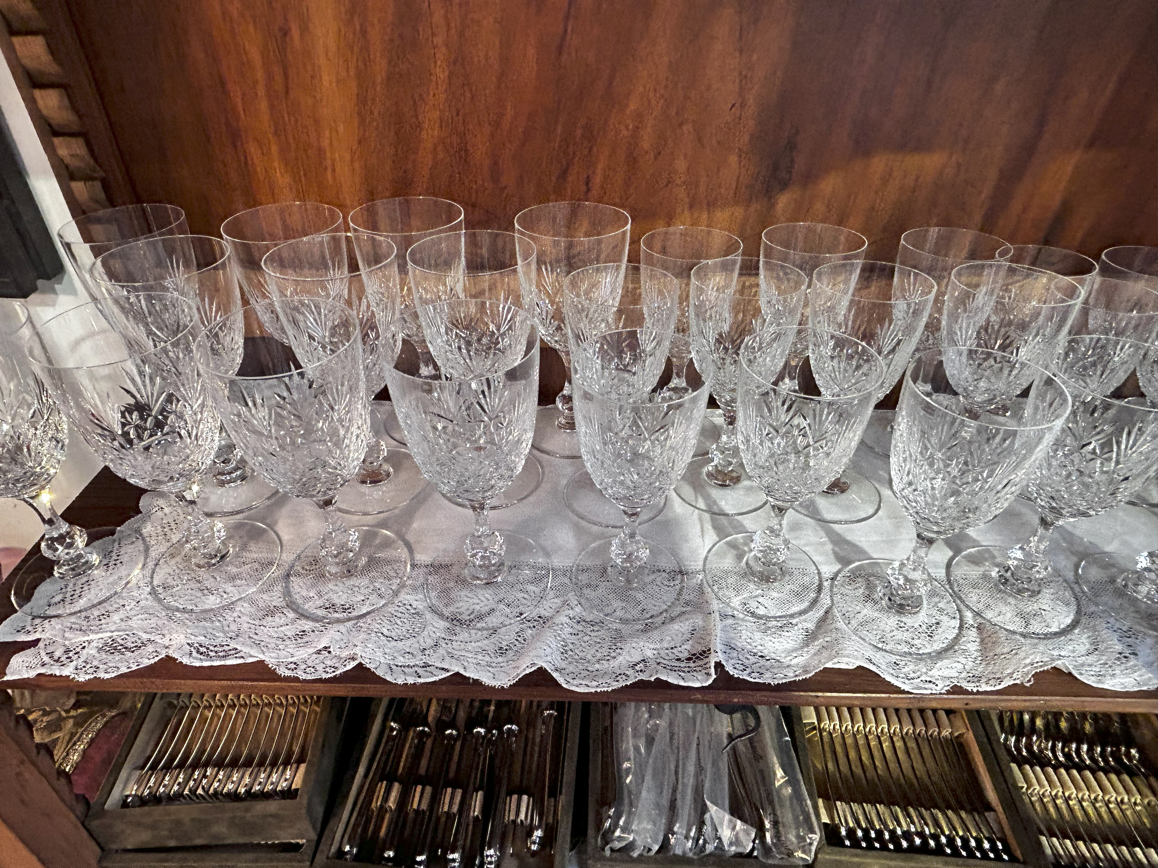 Service de verres en cristal Saint louis Modéle MASSENET 