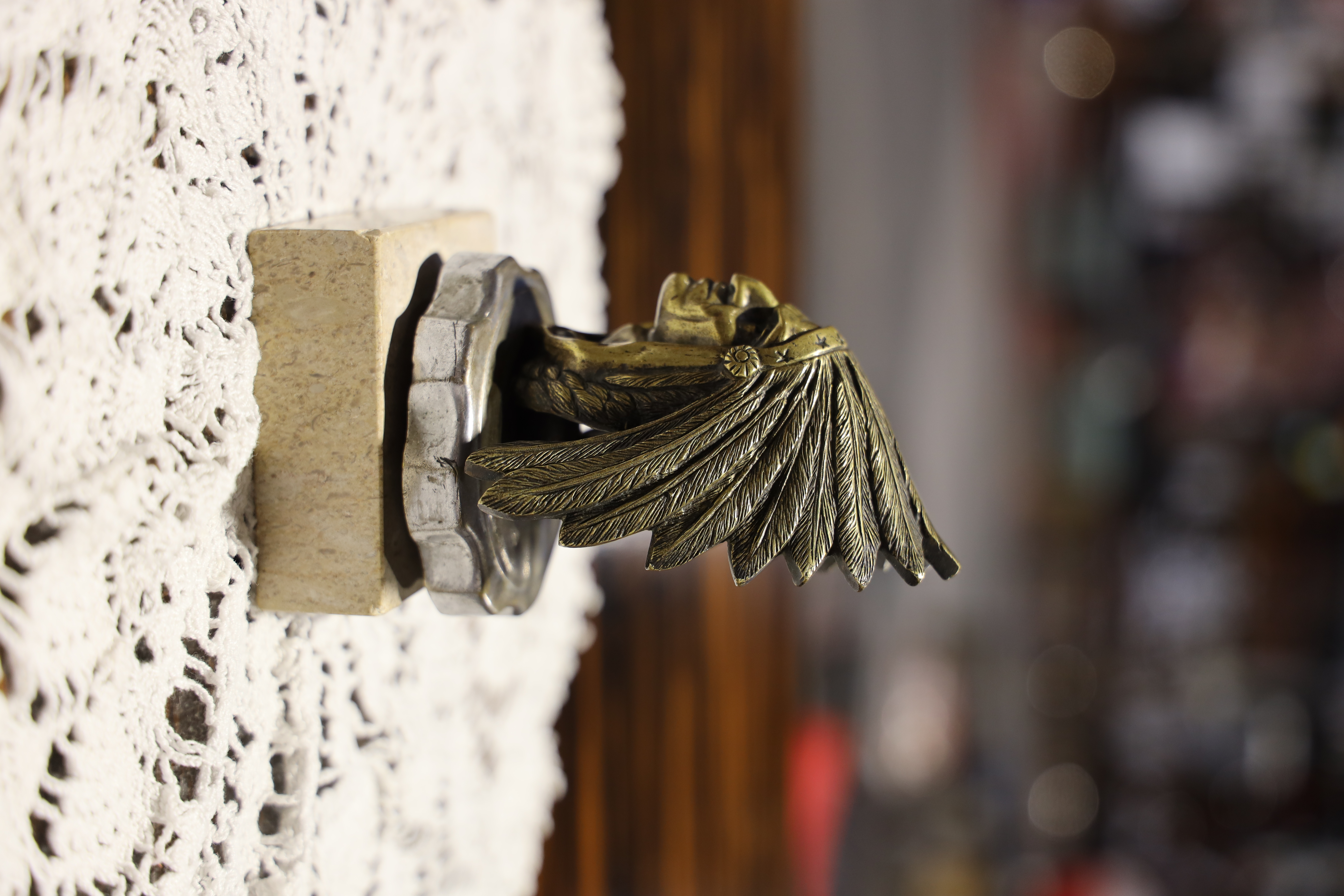 Mascotte Tete d'indien " Bertin"