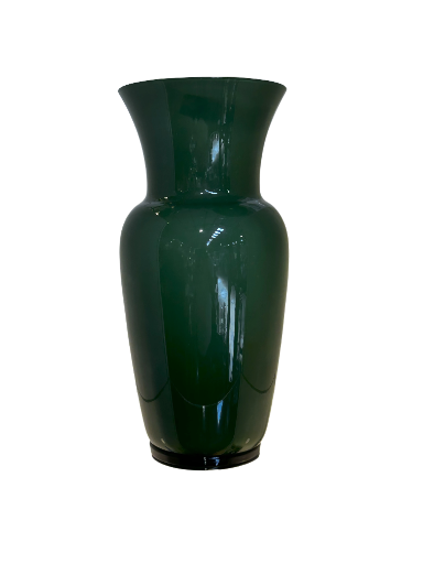 Vase de Murano teinté vert