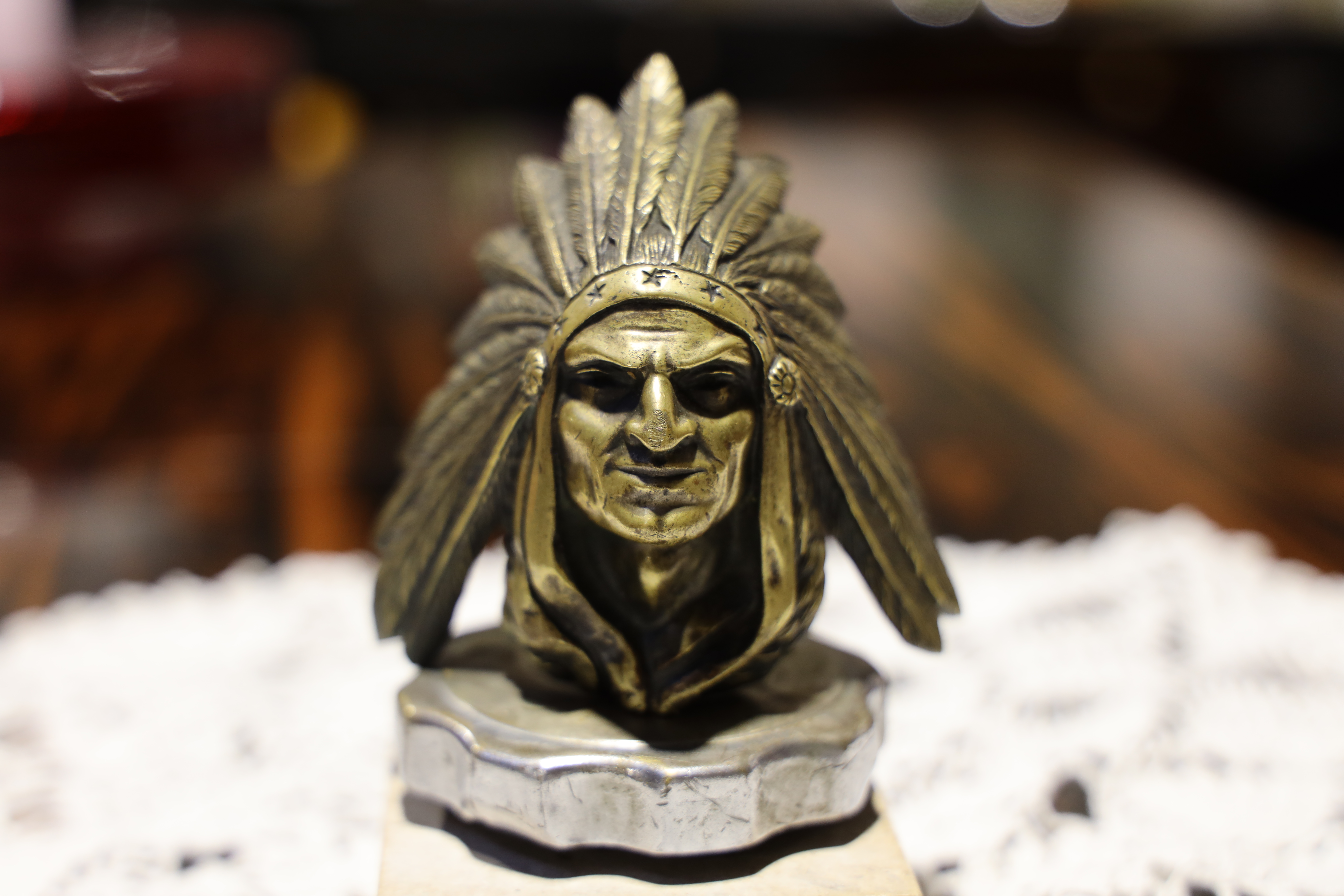 Mascotte Tete d'indien " Bertin"