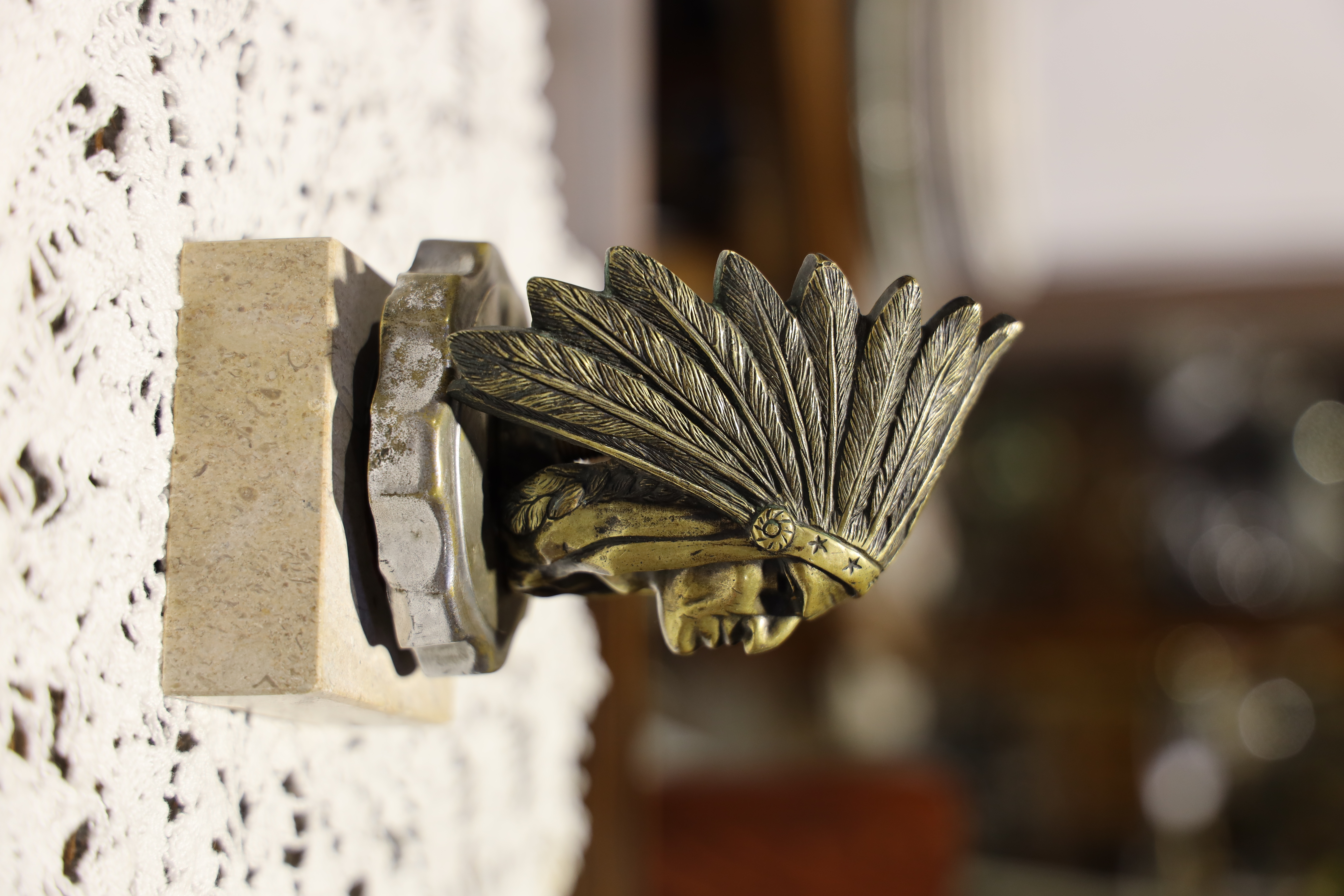 Mascotte Tete d'indien " Bertin"