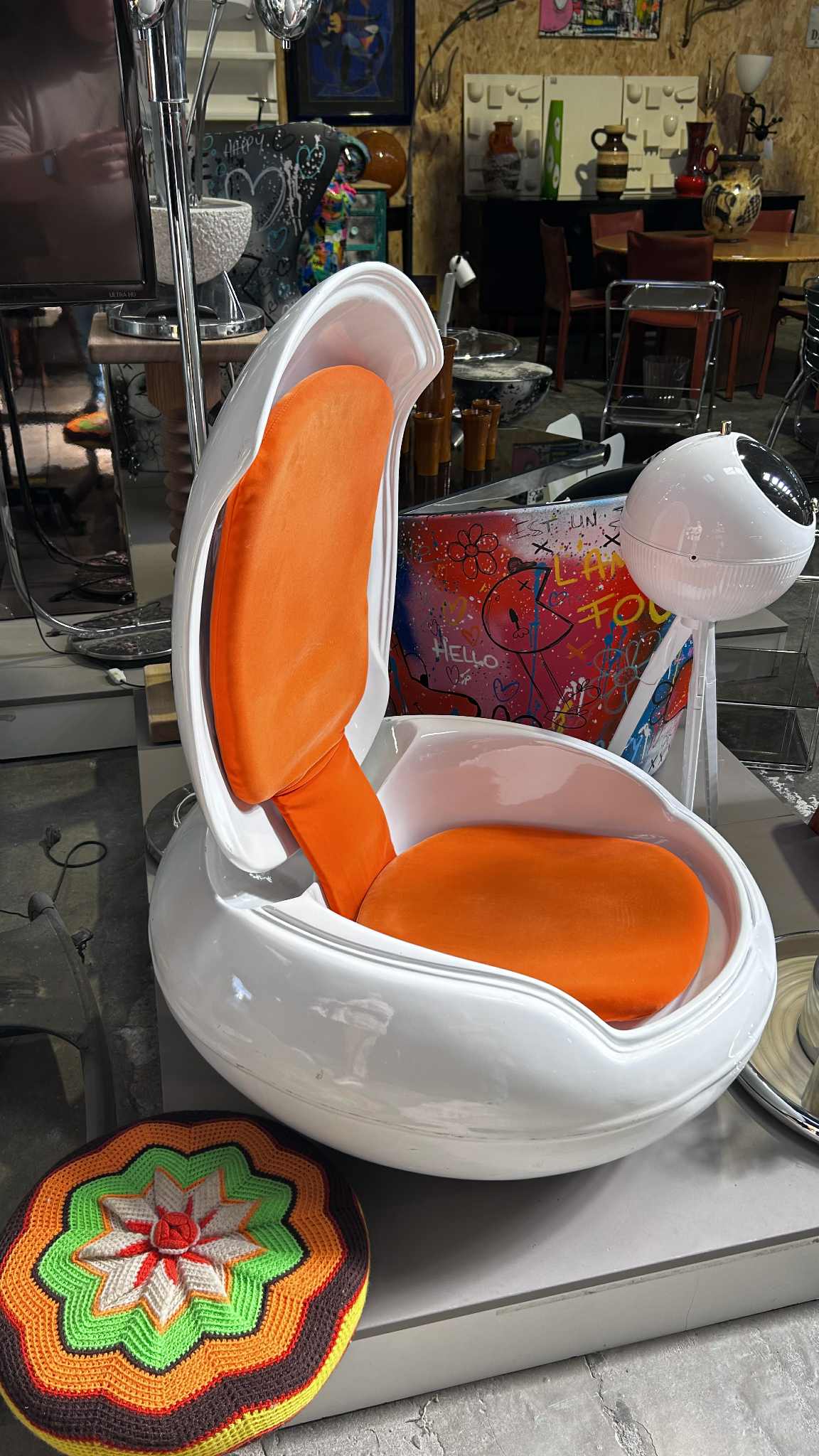 Fauteuil vintage Space Age