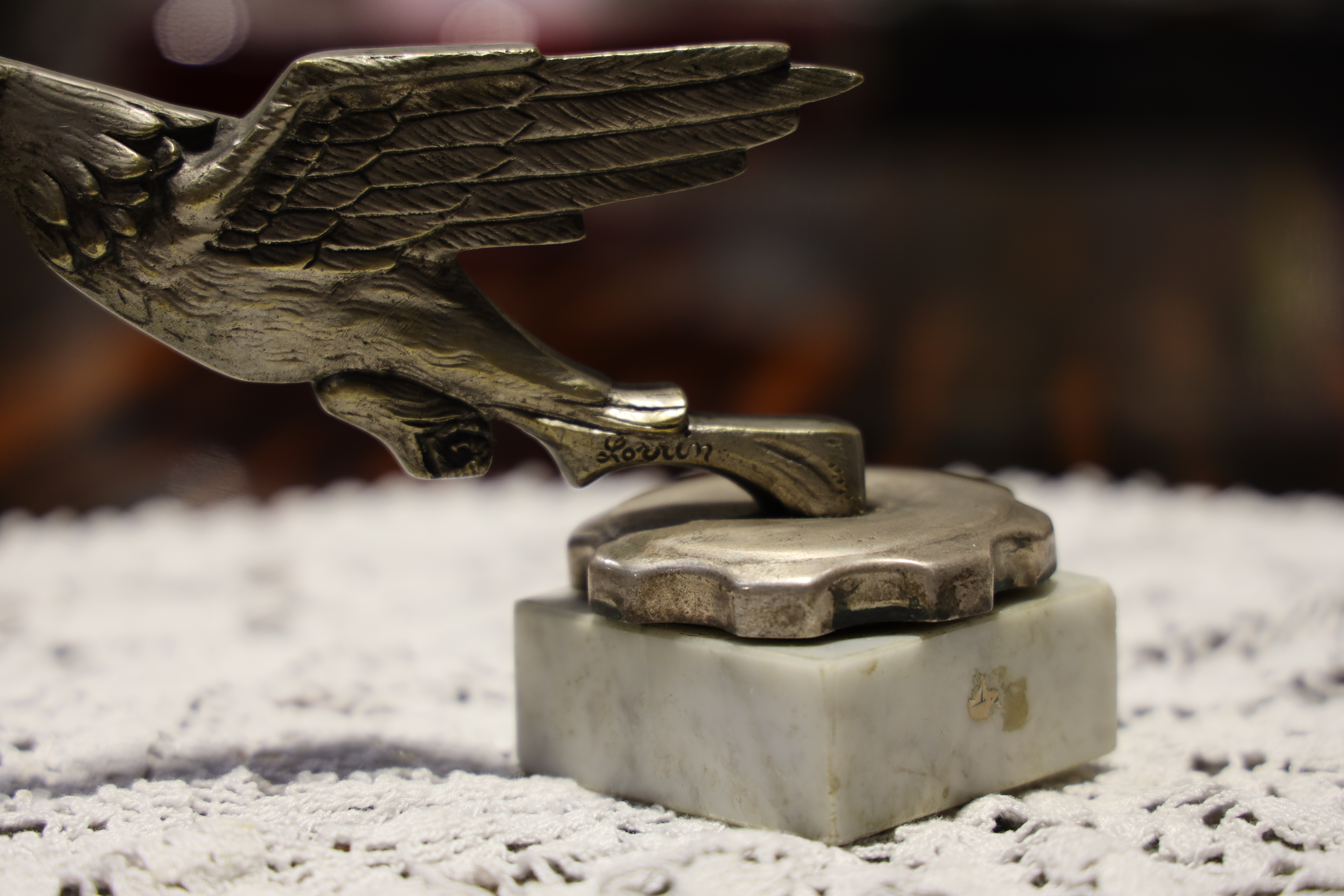 Mascotte automobile “Aigle de Lorrin en vol”