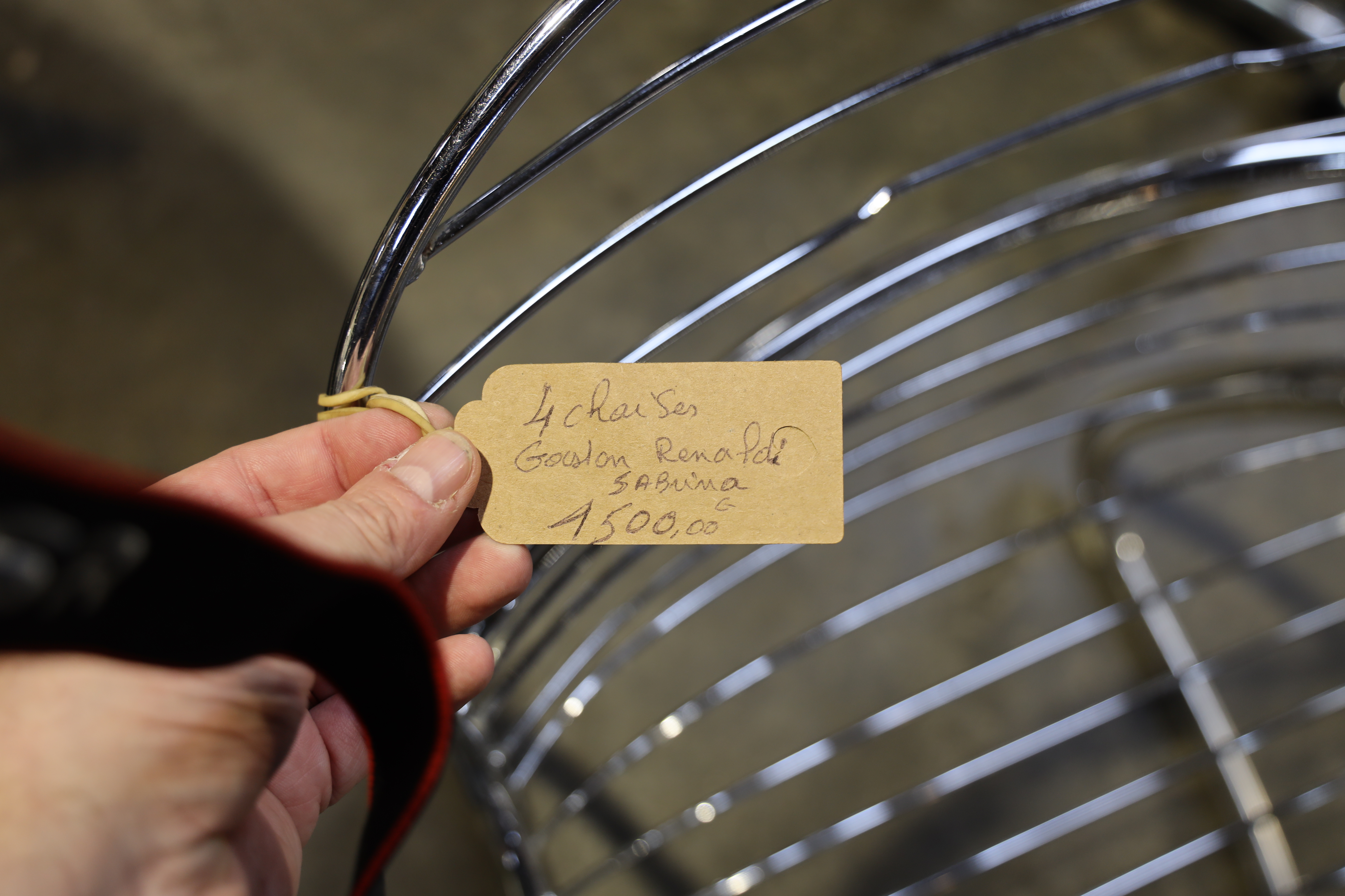 Ensemble de 4 chaises Sabrina