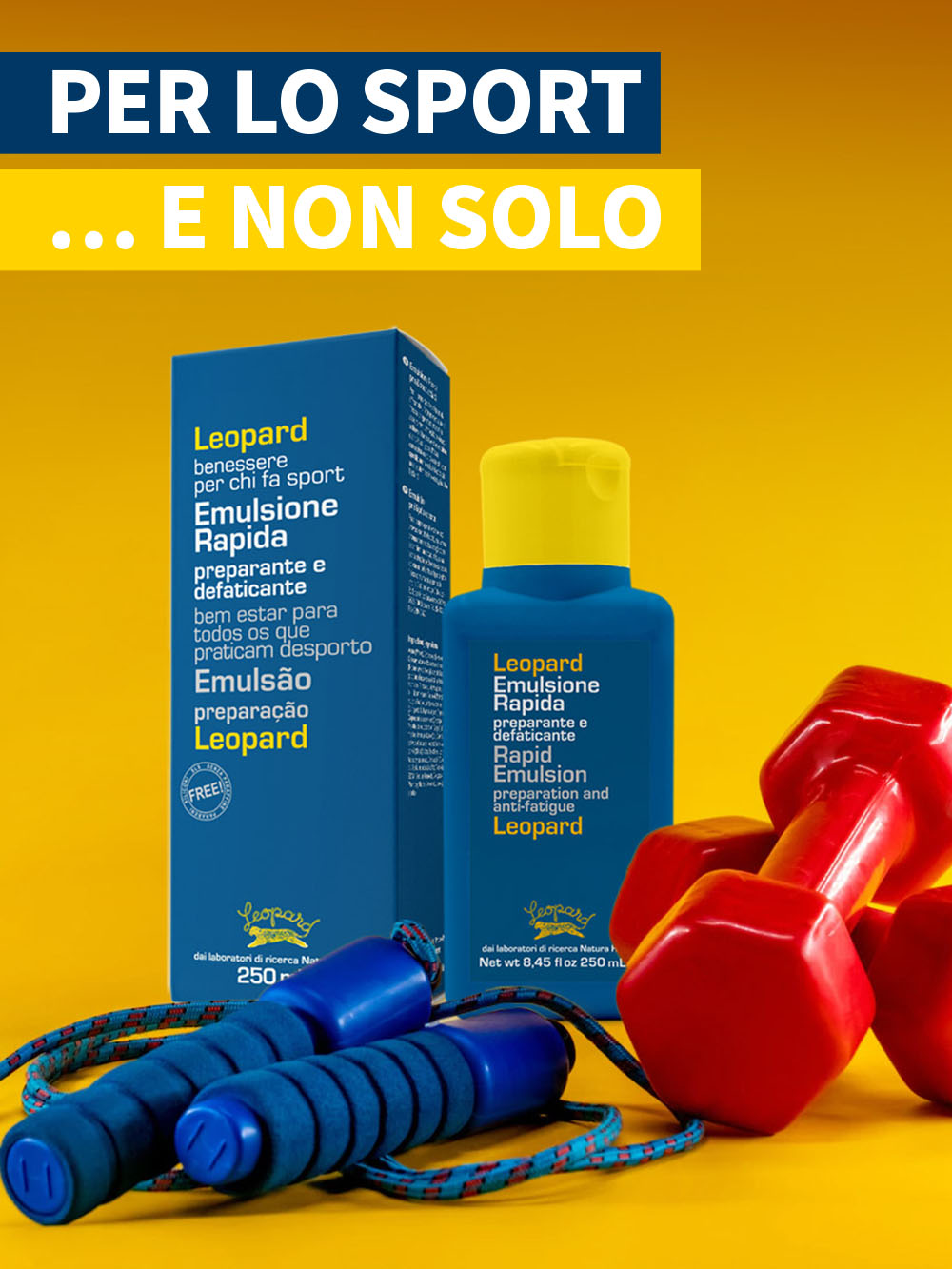 NATURA HOUSE LEOPARD RAPID greito poveikio emulsija