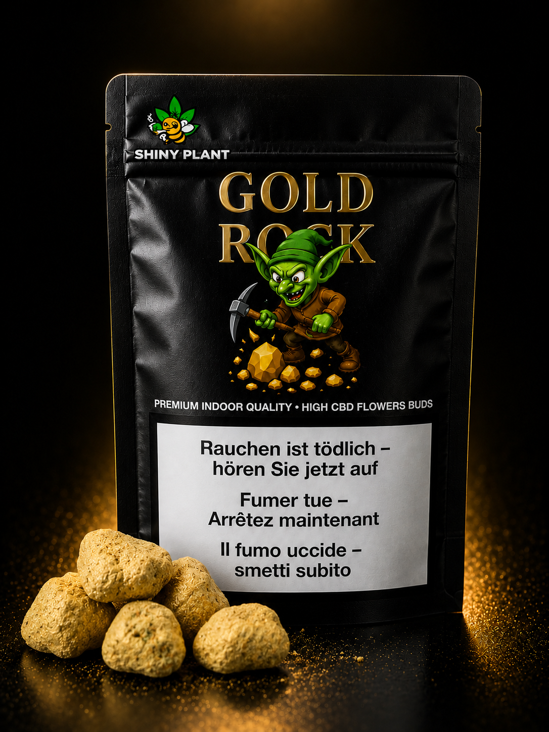 Gold Rock 2G < 1% THC