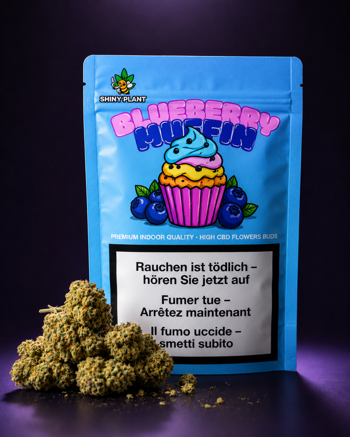 Blueberry Muffin 2G < 1% THC
