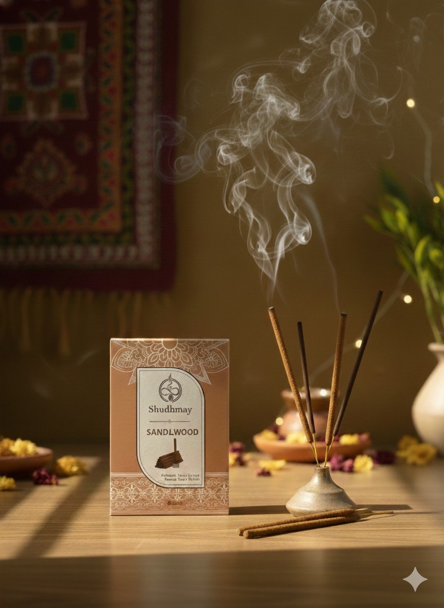 Shudhmay sandalwood dhoop Sticks