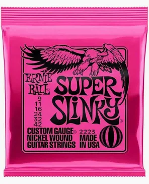Ernie Ball Super Slinky Nickel Wound Electric Guitar Strings