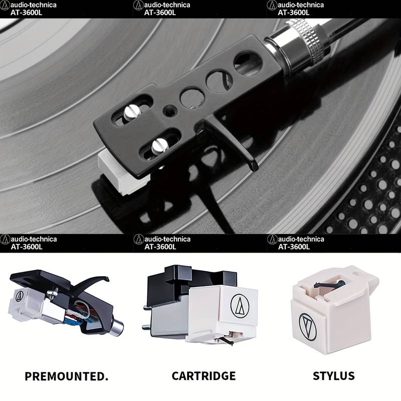  Audio-Technica Cartridge and Needle Pre-Installed/AT3600L Stylus