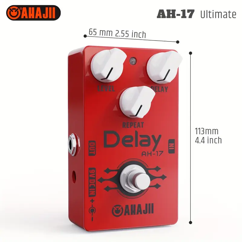 AHAJII AH-17 Ultimate Delay Pedal