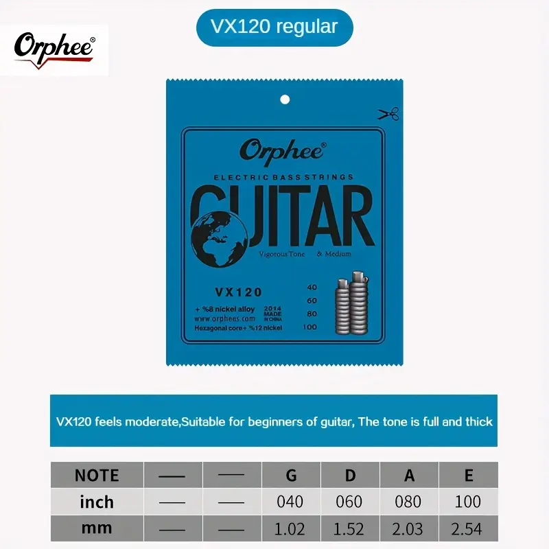 Orphee VX 120 Bass Strings
