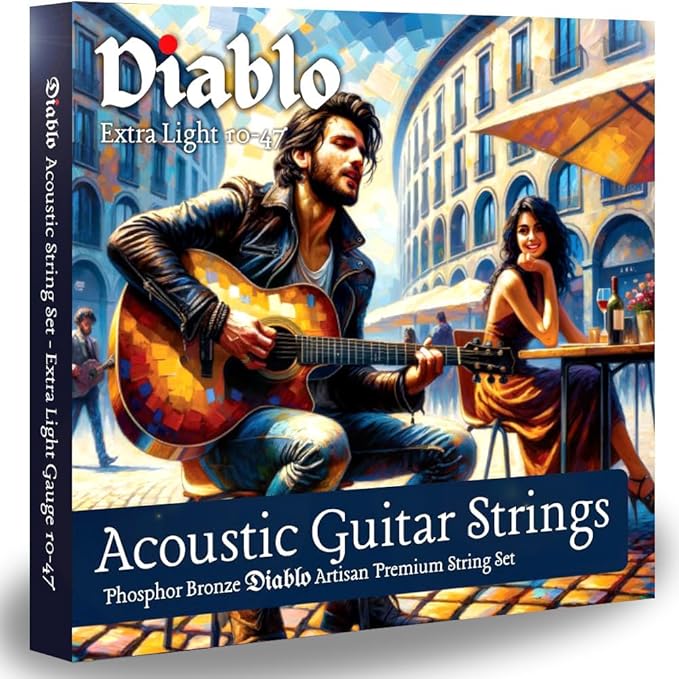 Diablo Extra Light Acoustic Guitar Strings