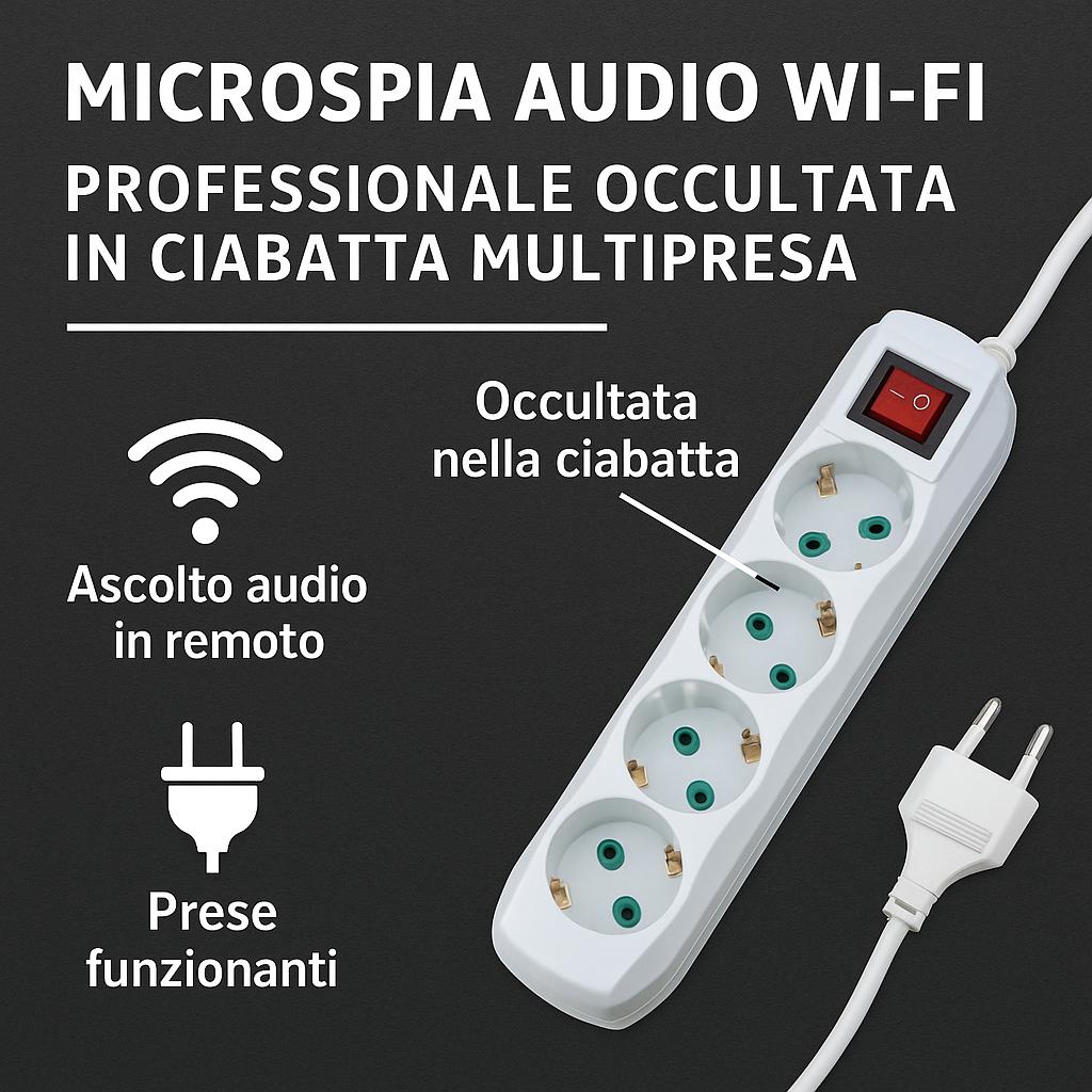 Microspia Audio Wi-Fi Professionale