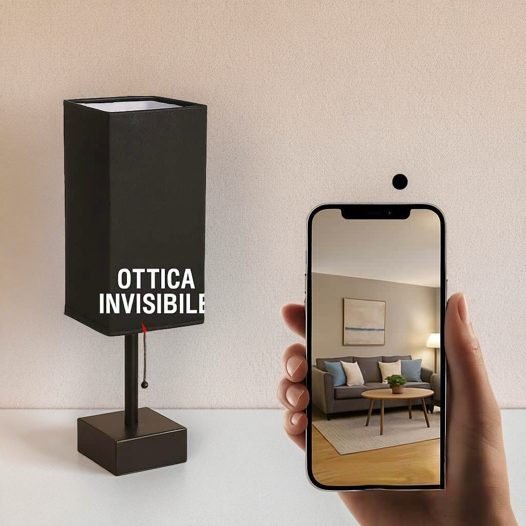 Lampada da tavolo con Microcamera