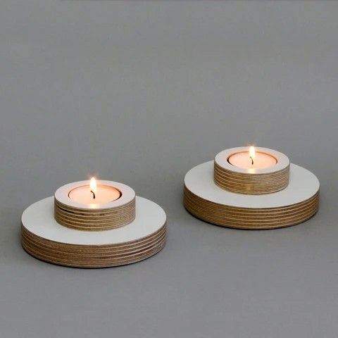 Modern Wooden Candle | Two Candles for unique homes |  Axis