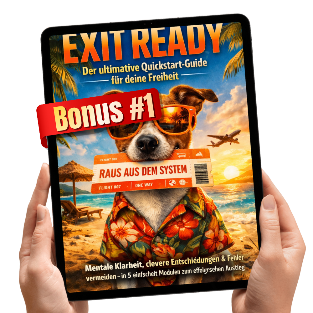 Auswandern mit Plan 🔐 Alle 9 Kurse Masterbundle für dein freies Leben & Business ⭐️⭐️⭐️⭐️⭐️