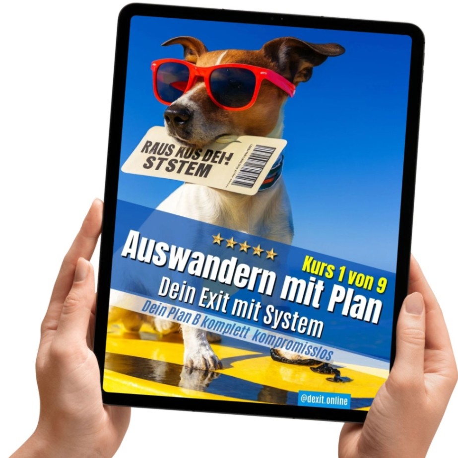 Auswandern mit Plan 🔐 Alle 9 Kurse | Masterbundle für dein freies Leben & Business ⭐️⭐️⭐️⭐️⭐️