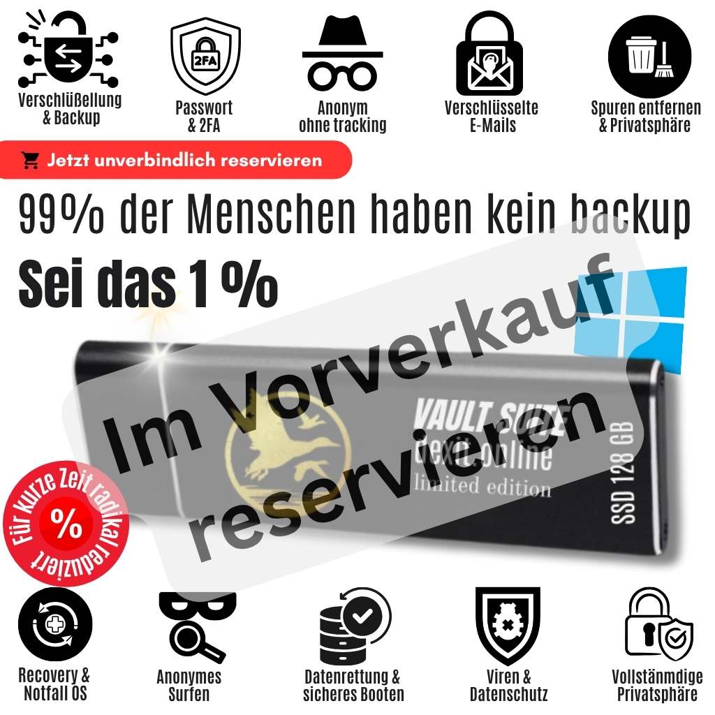 128GB SSD Extern | Digitale Werkzeugkiste | Produktivität Tools für Arbeit & PC