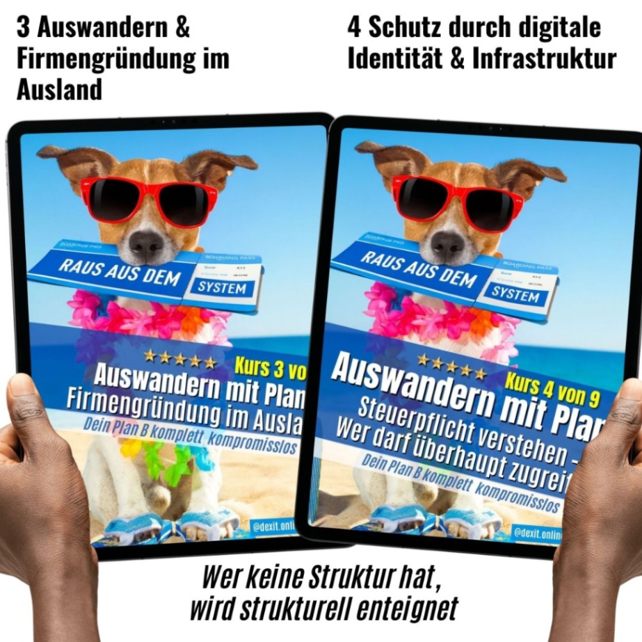 Auswandern mit Plan 🔐 Alle 9 Kurse | Masterbundle für dein freies Leben & Business ⭐️⭐️⭐️⭐️⭐️