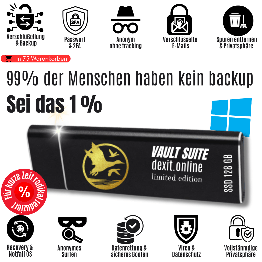 128GB SSD Extern | Digitale Werkzeugkiste | Produktivität Tools für Arbeit & PC