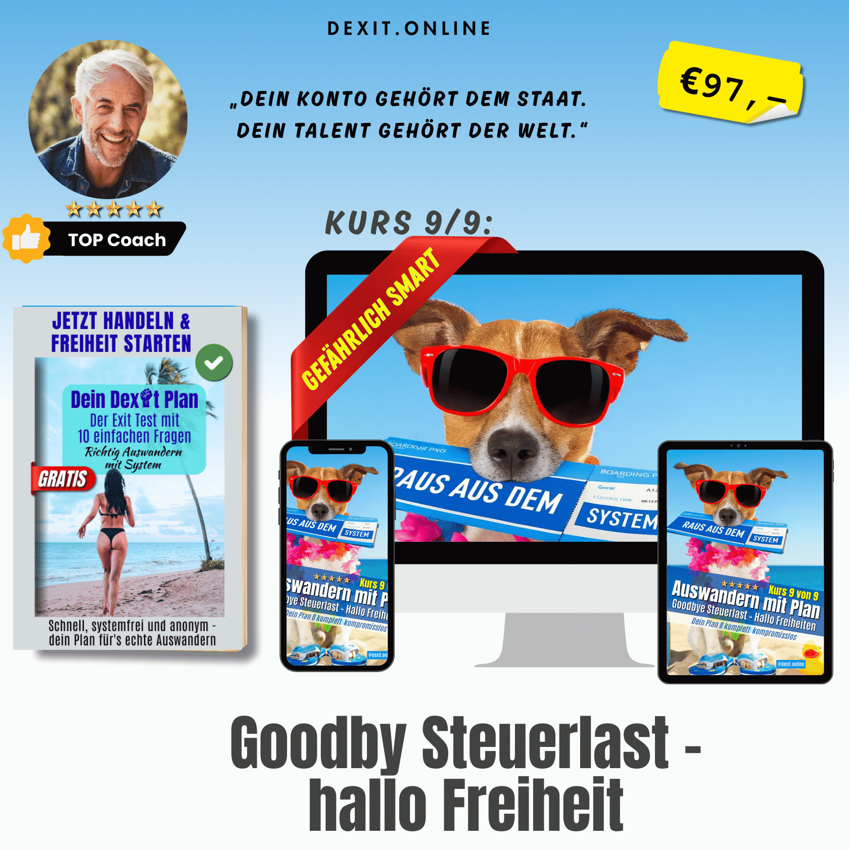 dexit.online Kurs 9: 11 Länder ohne Agenda 2030 – strukturiert, skalierbar, unangreifbar ⭐️⭐️⭐️⭐️⭐️