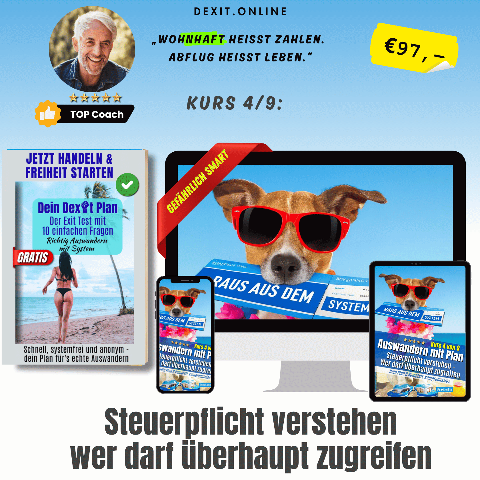 dexit.online Kurs 4: Steuerpflicht verstehen – Wer darf überhaupt zugreifen ⭐️⭐️⭐️⭐️⭐️