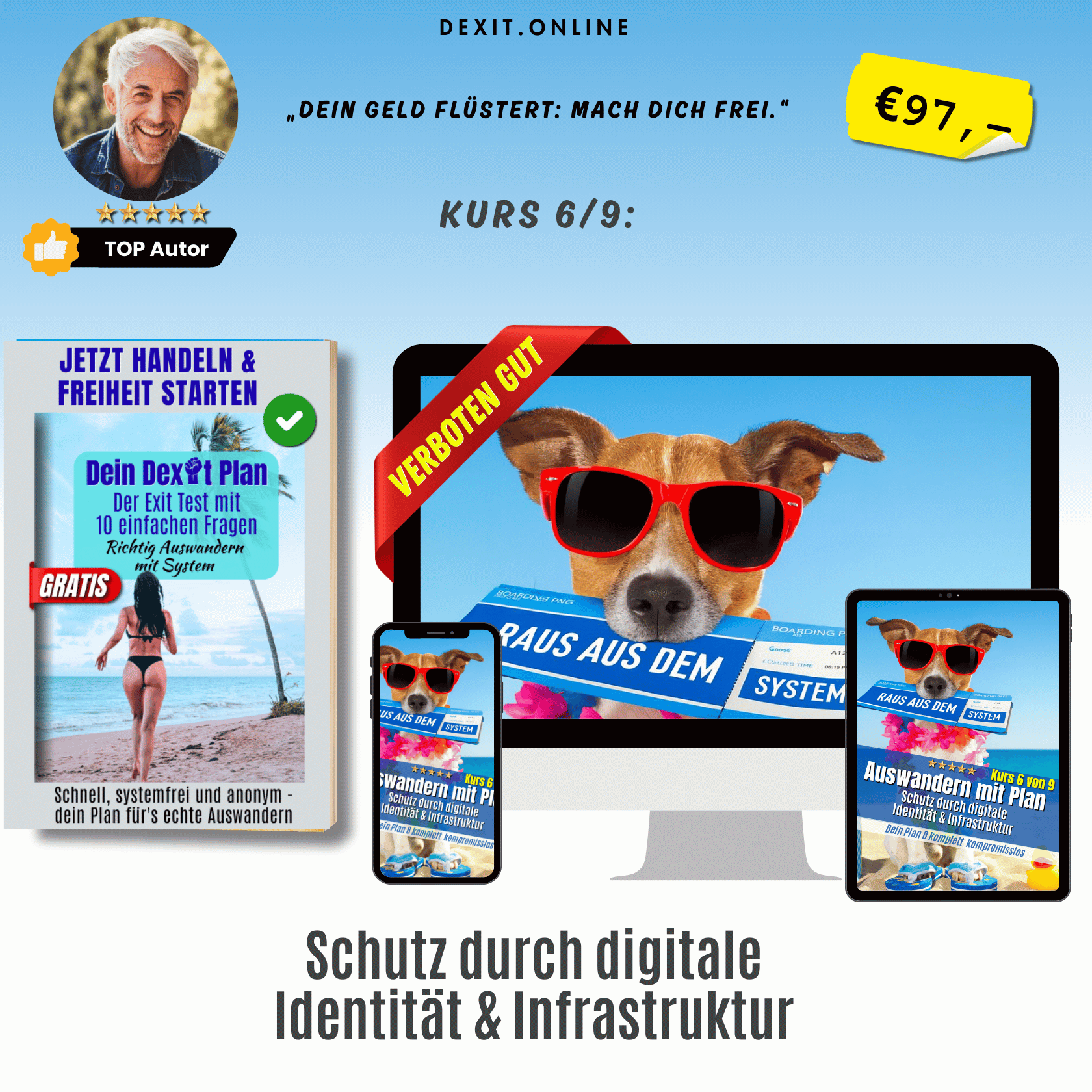 dexit.online Kurs 6: Schutz durch digitale Identität & Infrastruktur ⭐️⭐️⭐️⭐️⭐️